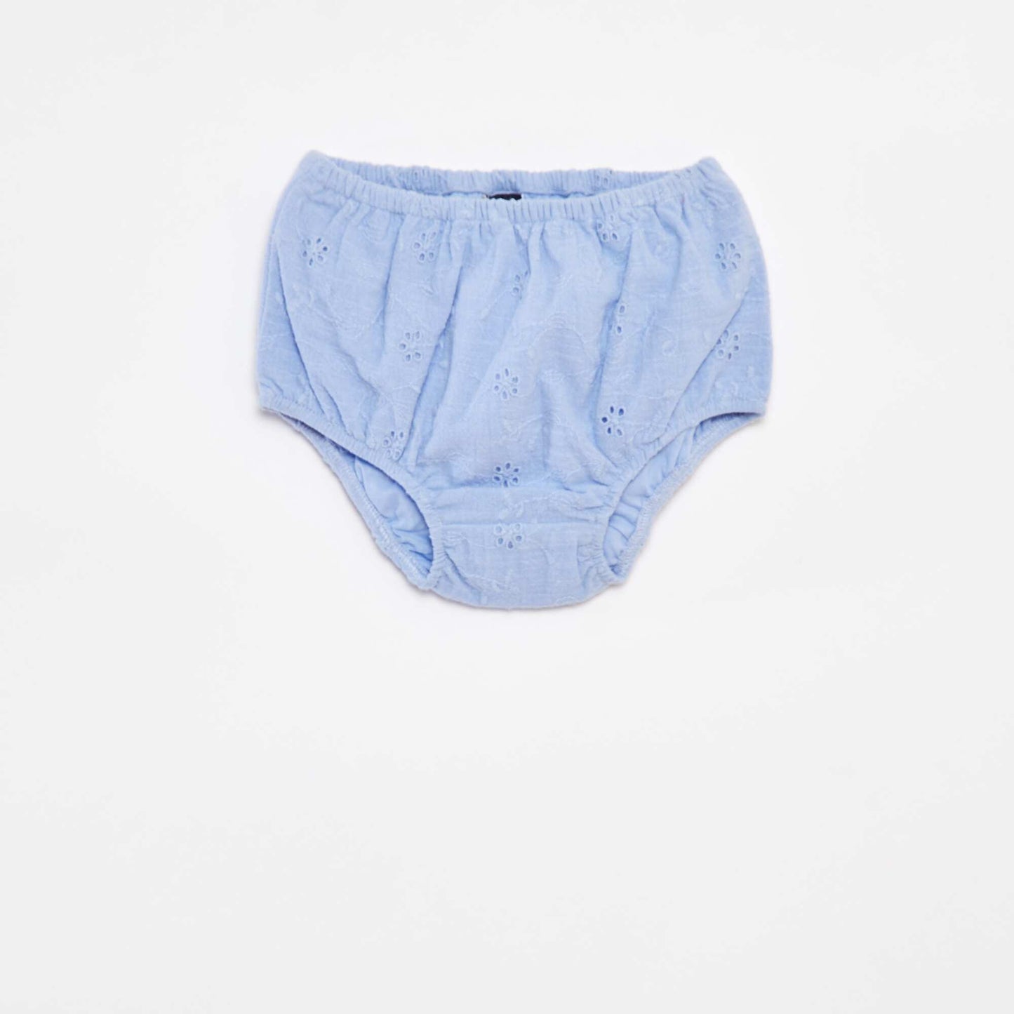 Broderie anglaise dress + briefs set - 2-piece set BLUE