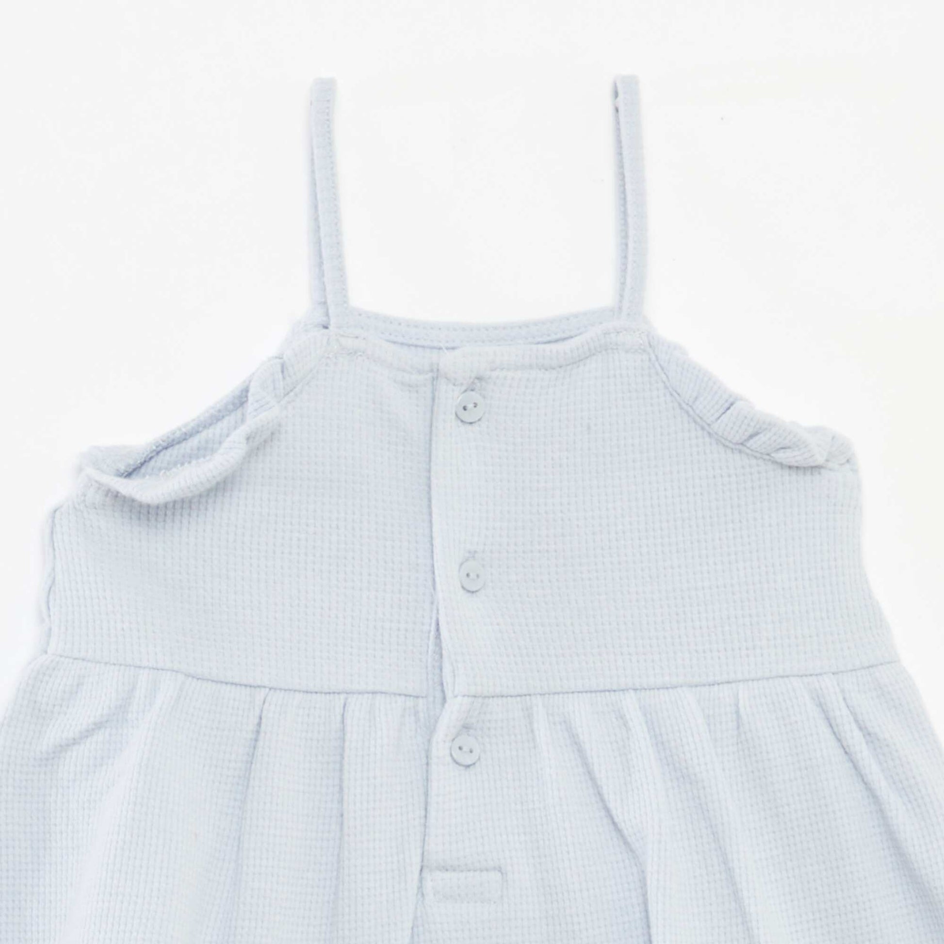 Strappy dress with built-in body BLUE