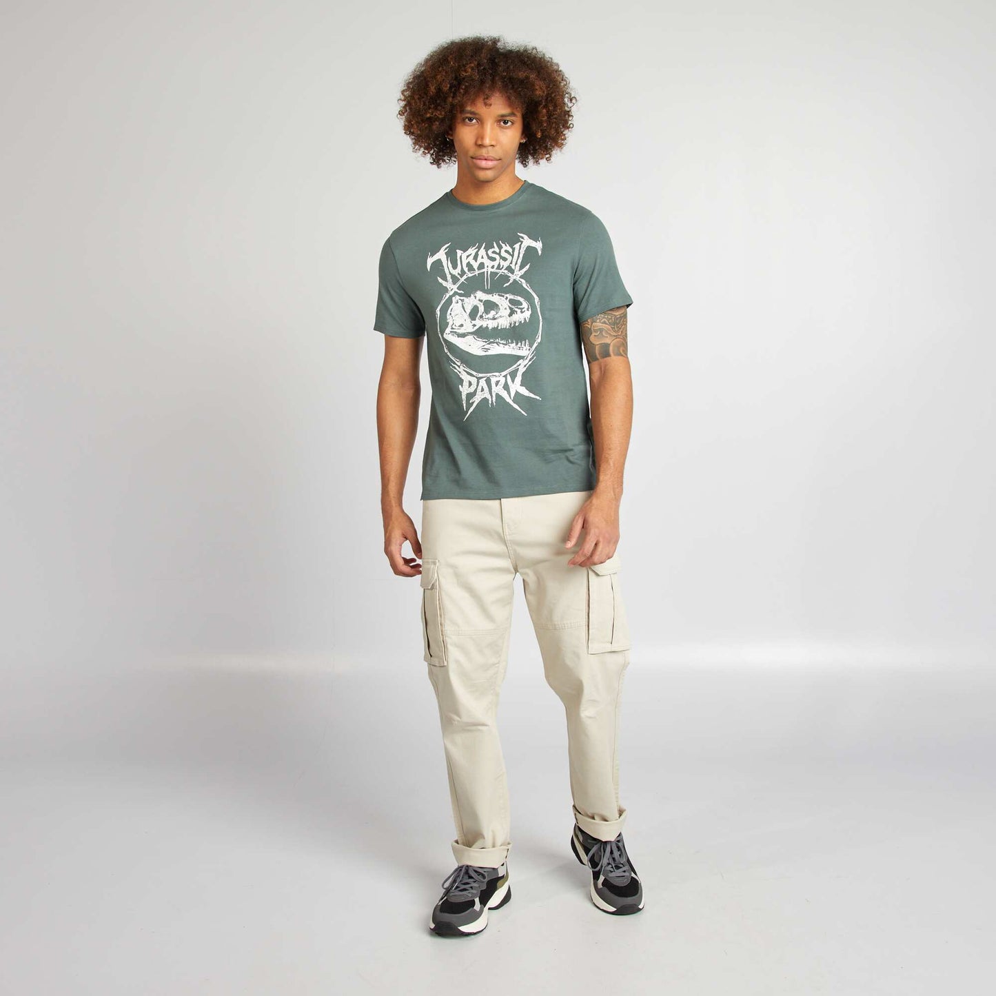 Jurassic Park short-sleeved T-shirt GREEN