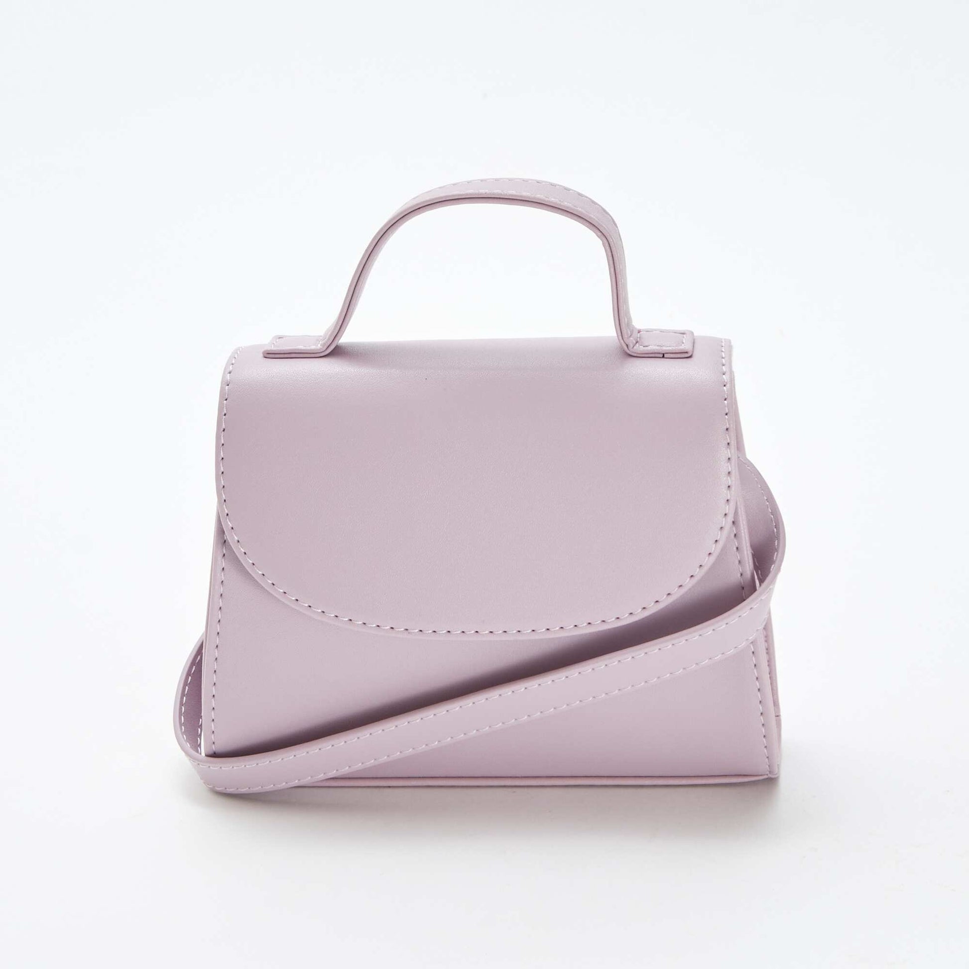 Satiny shoulder bag PURPLE