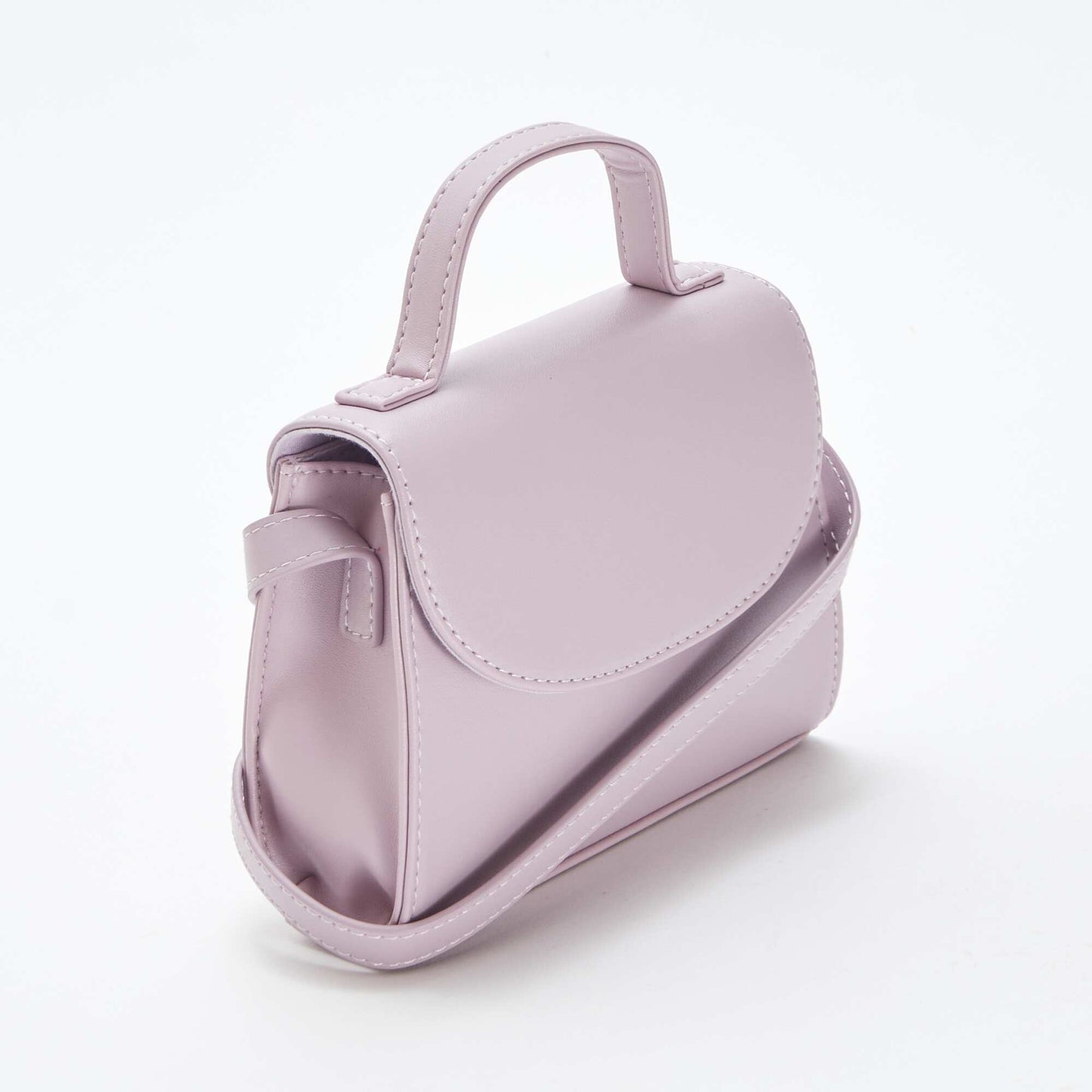 Satiny shoulder bag PURPLE