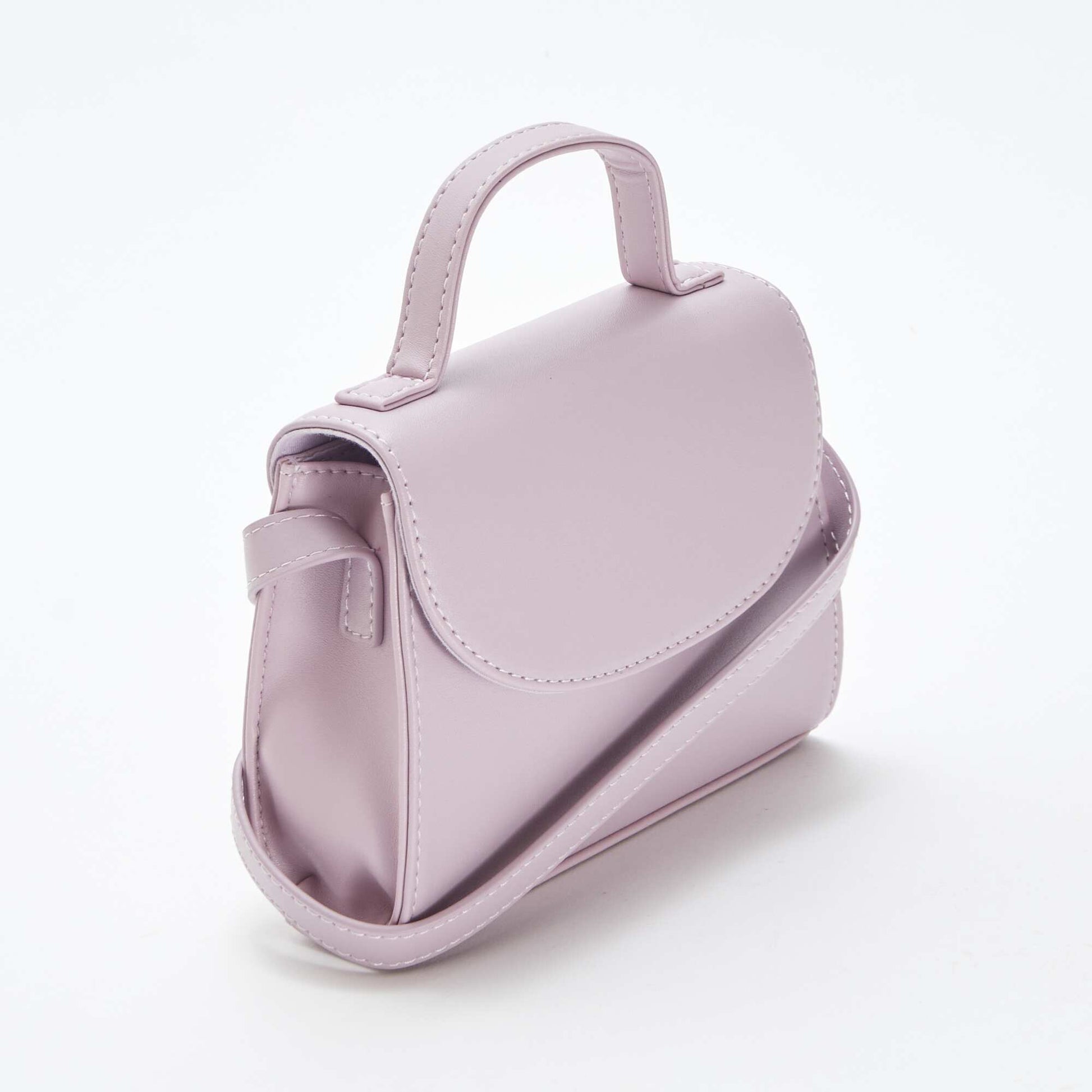 Satiny shoulder bag PURPLE