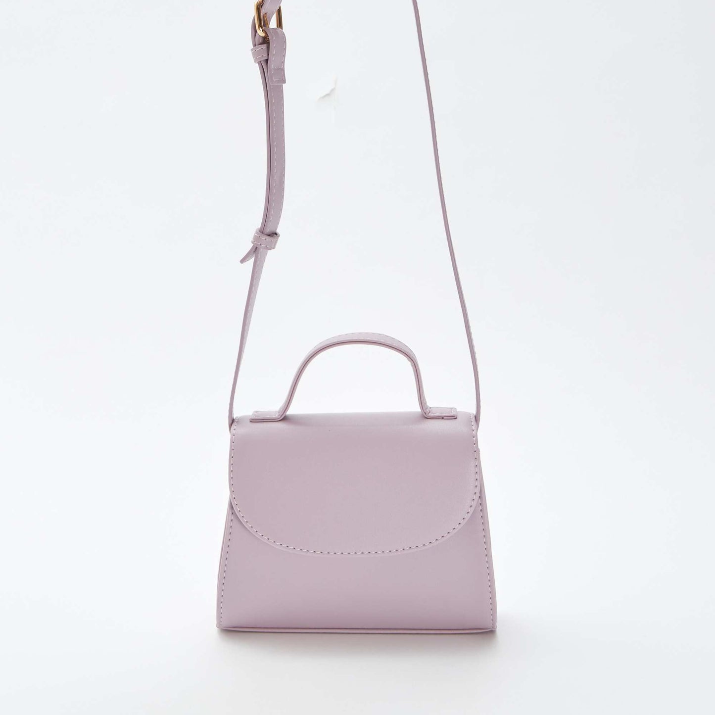 Satiny shoulder bag PURPLE