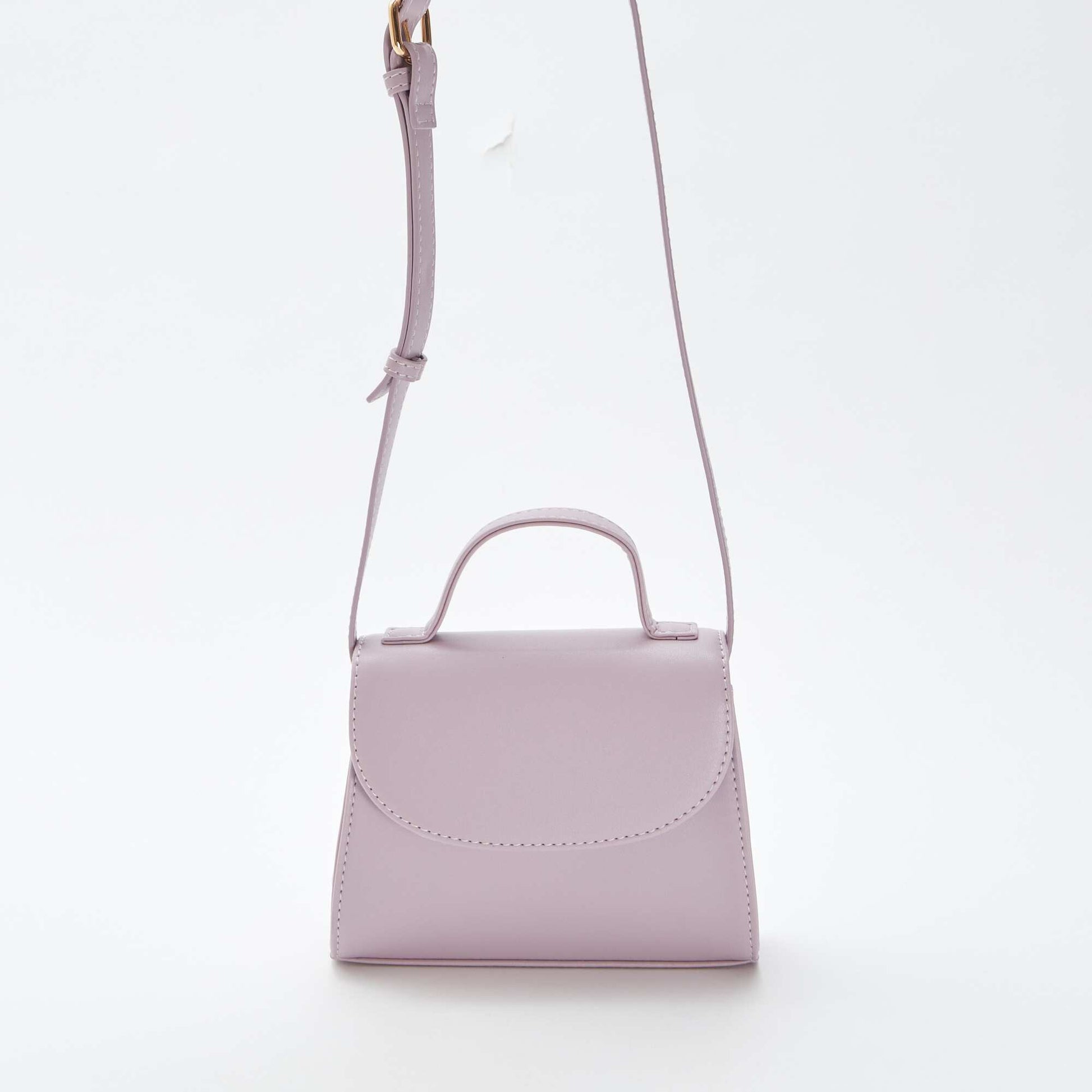 Satiny shoulder bag PURPLE