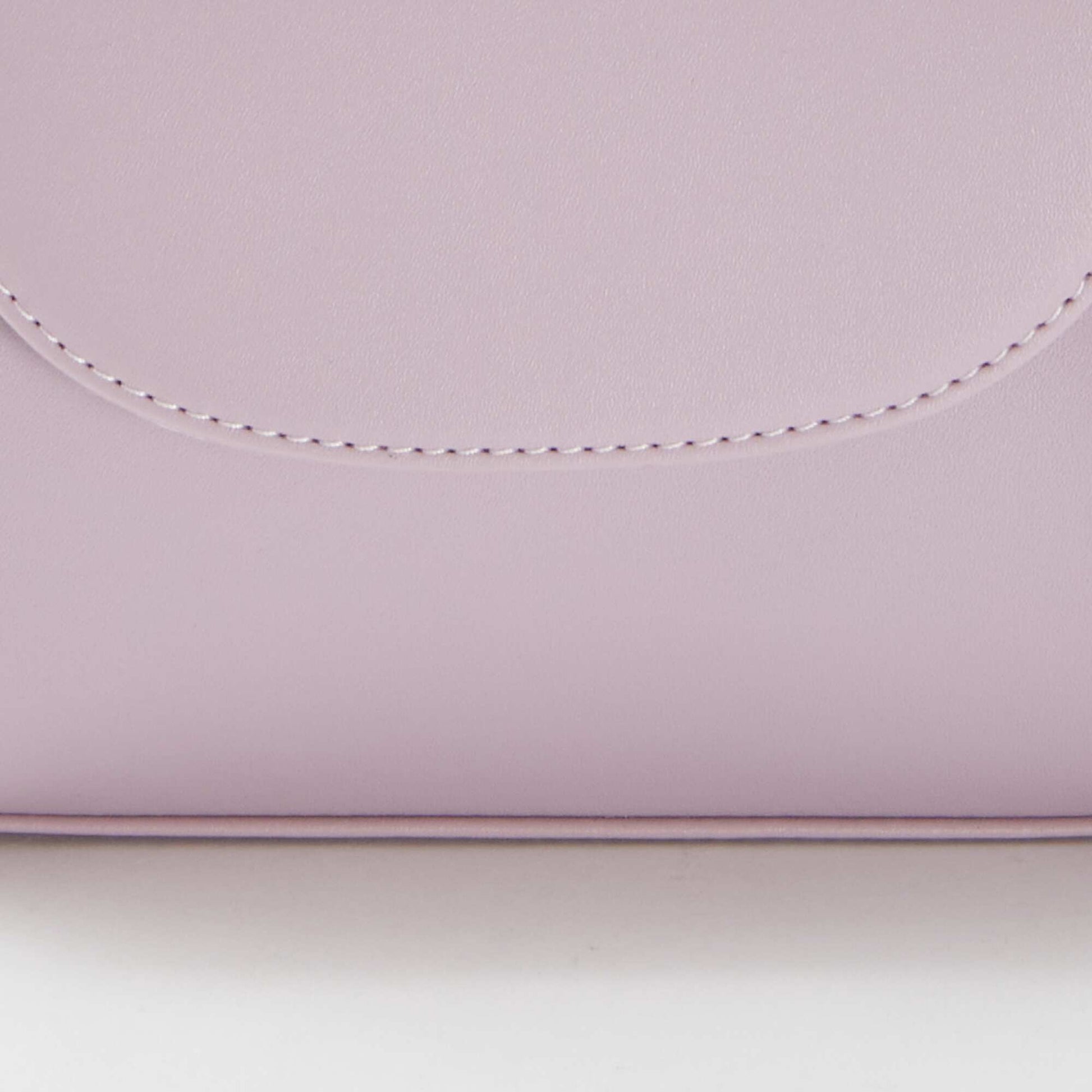 Satiny shoulder bag PURPLE