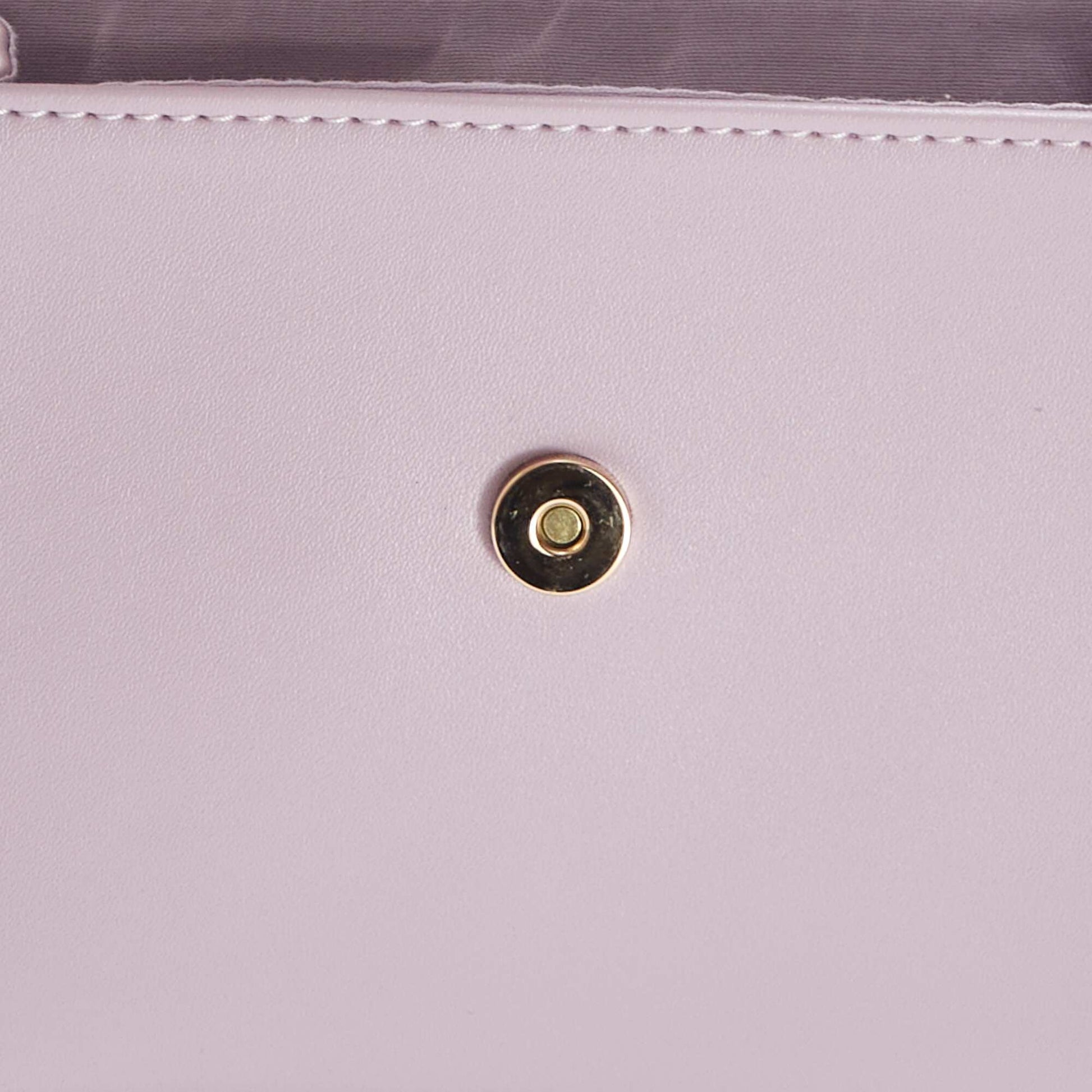 Satiny shoulder bag PURPLE