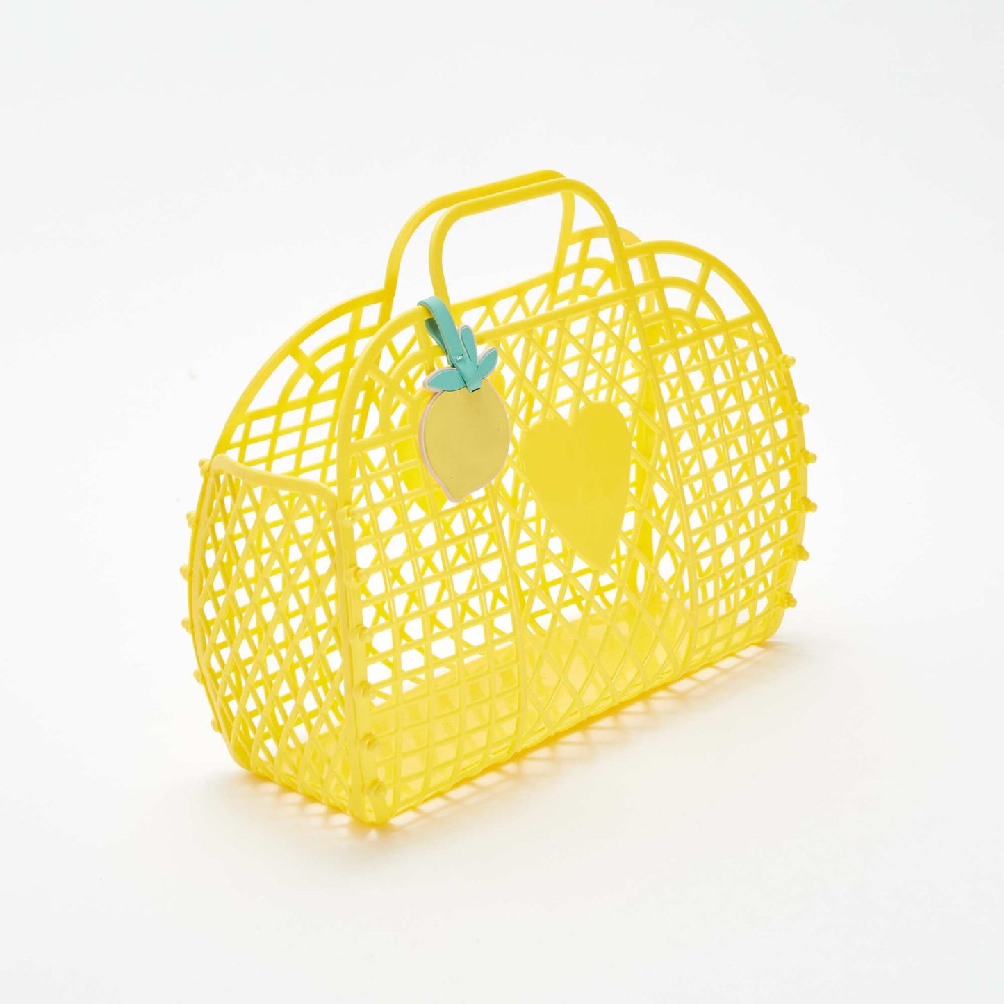 Plastic fruit basket YELLOW