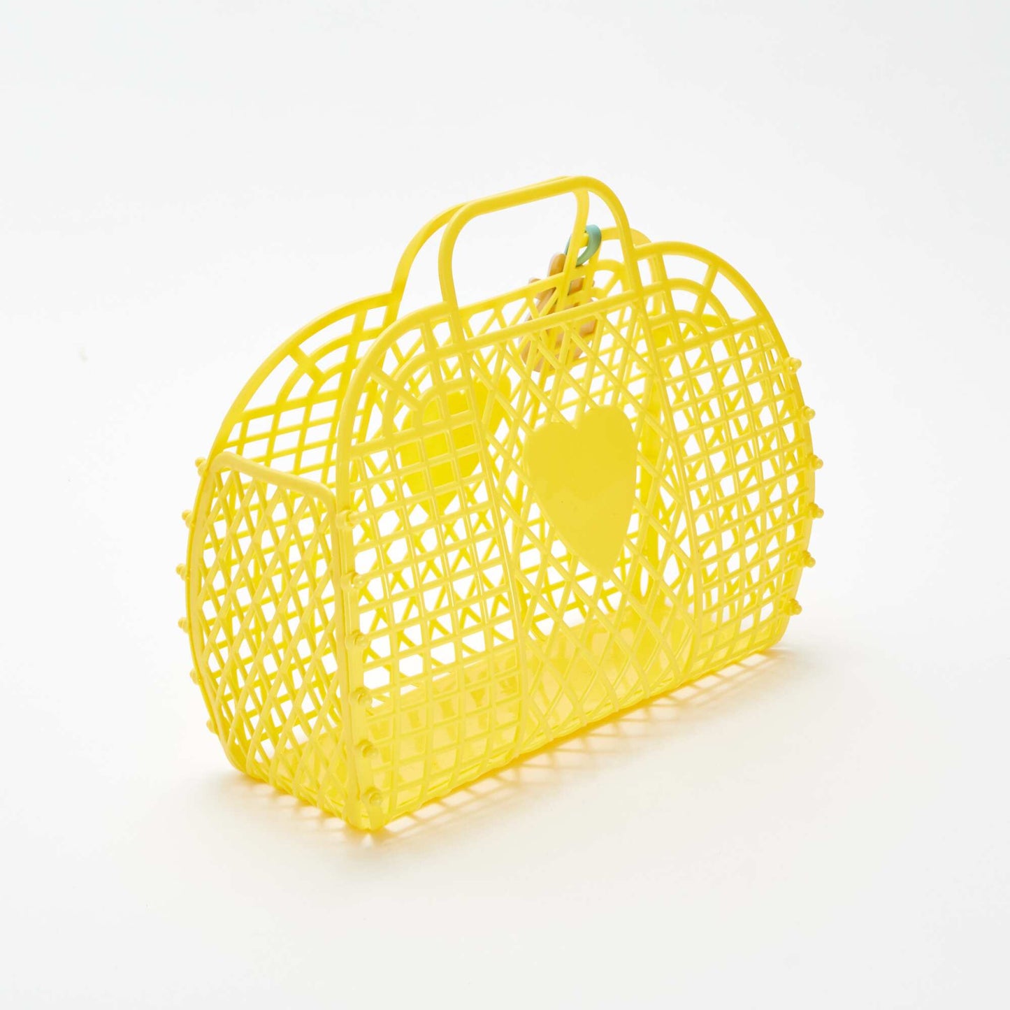 Plastic fruit basket YELLOW