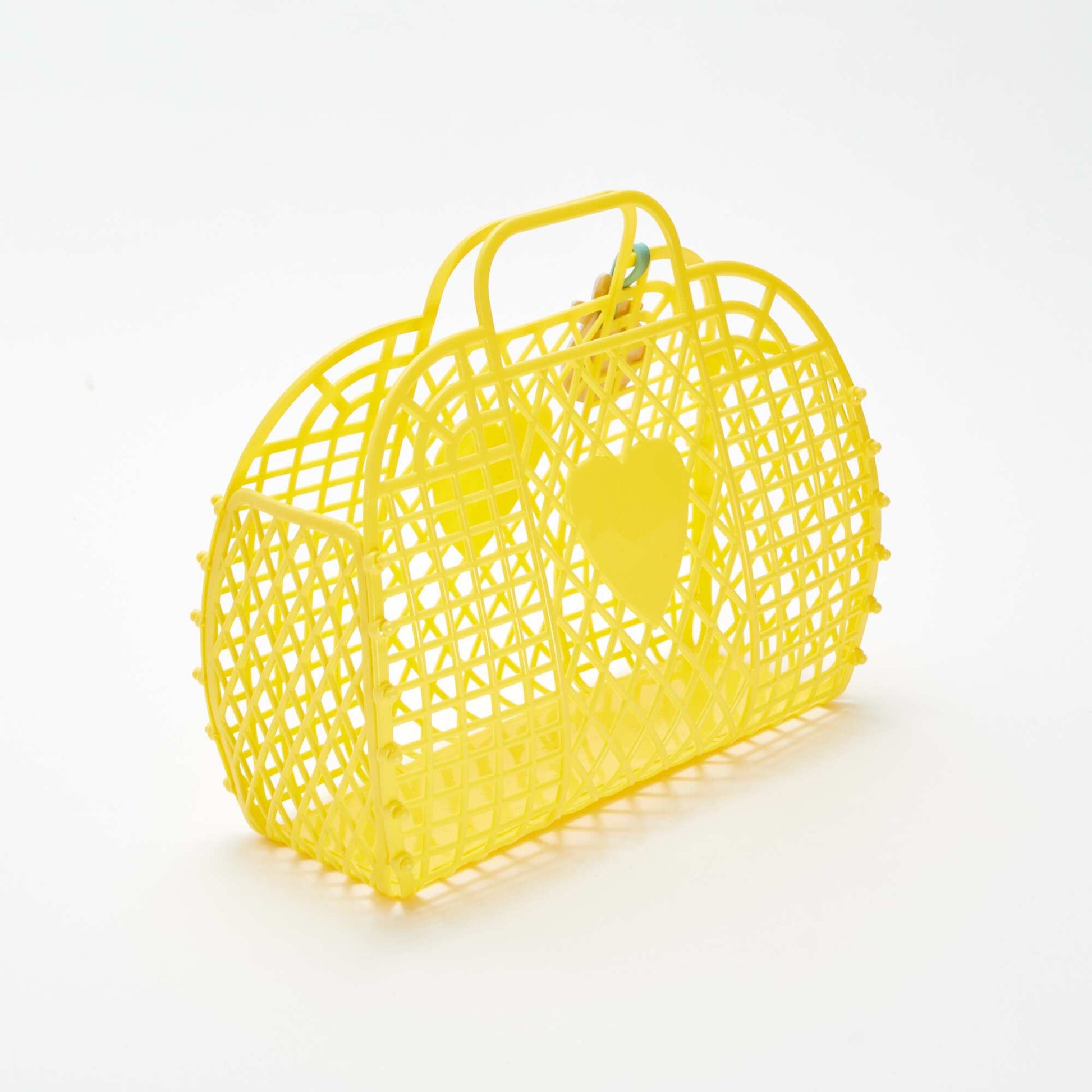 Plastic fruit basket YELLOW