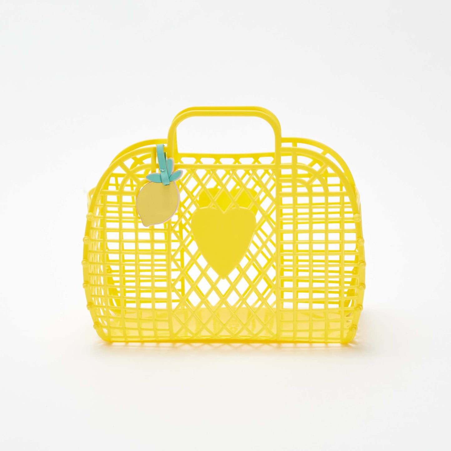 Plastic fruit basket YELLOW