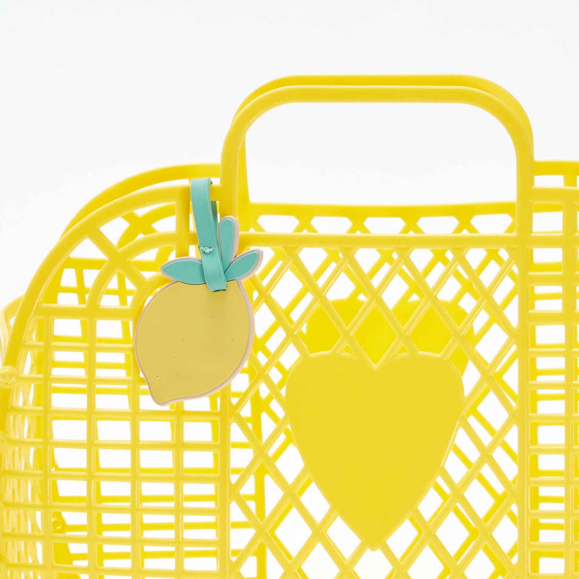 Plastic fruit basket YELLOW