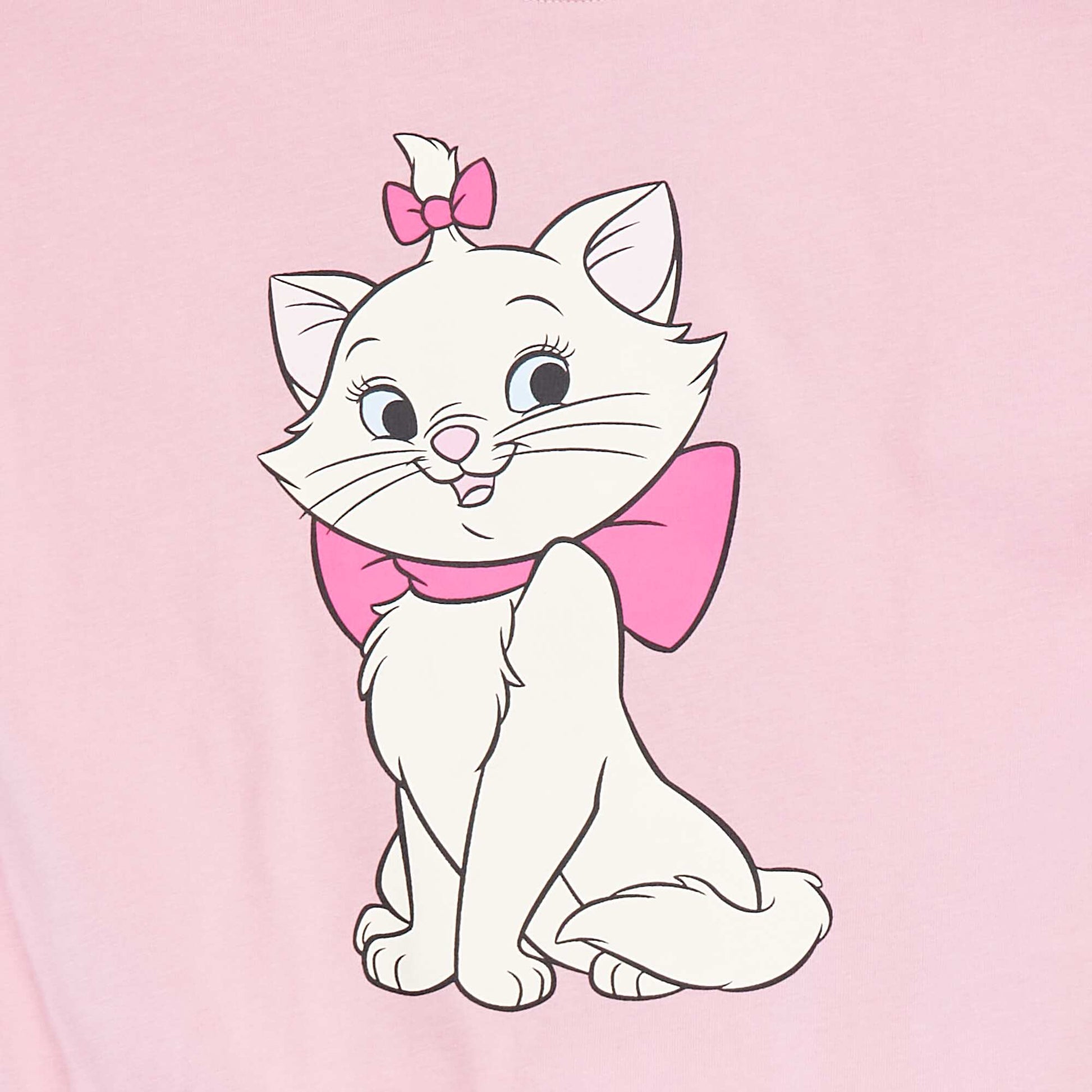 Marie long T-shirt + shorts set PINK