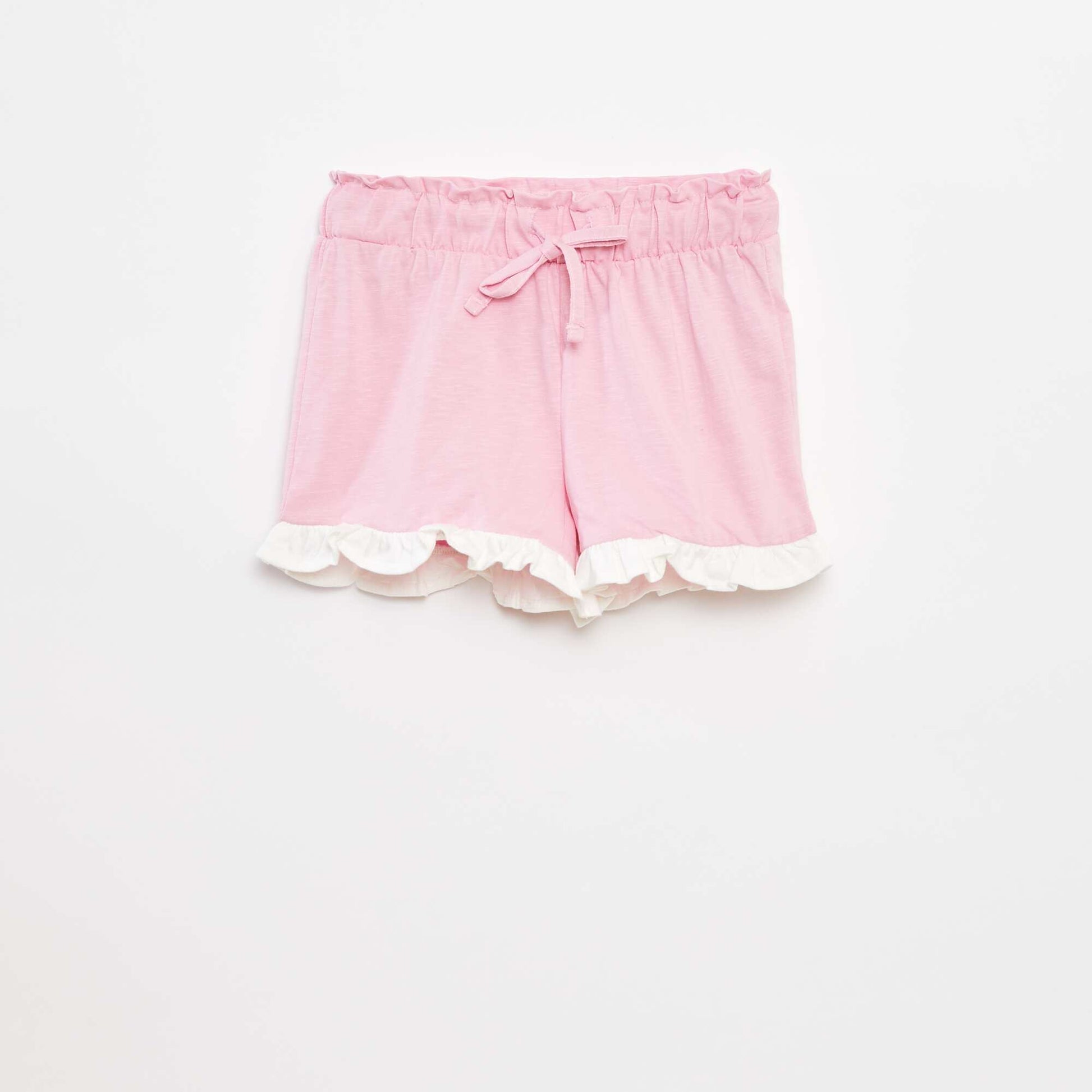 Marie long T-shirt + shorts set PINK