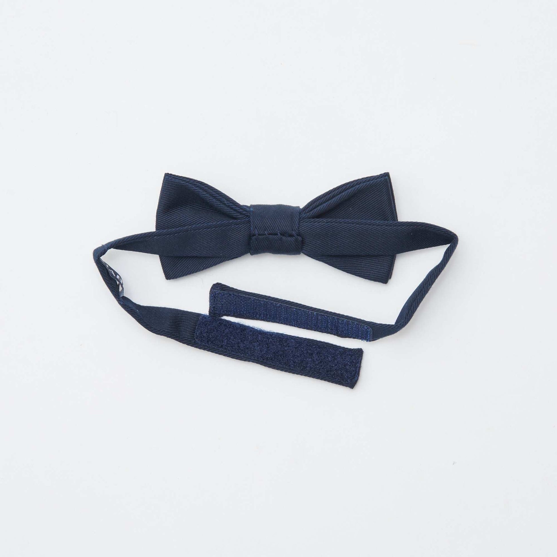 Hook-and-loop bow tie BLUE