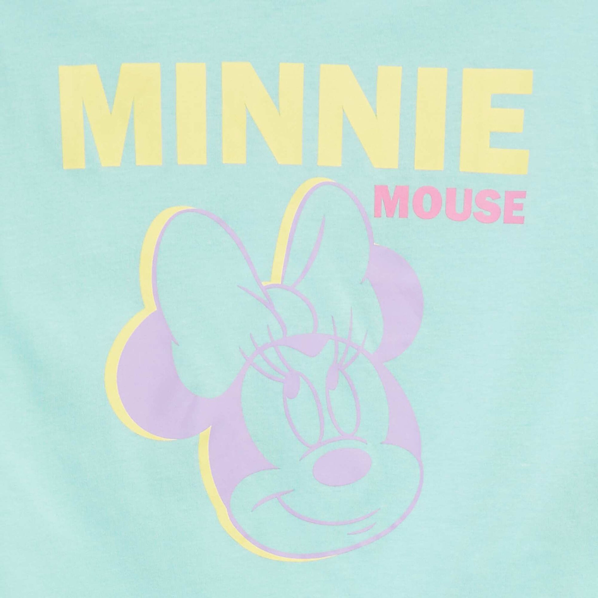 Minnie crop top T-shirt BLUE