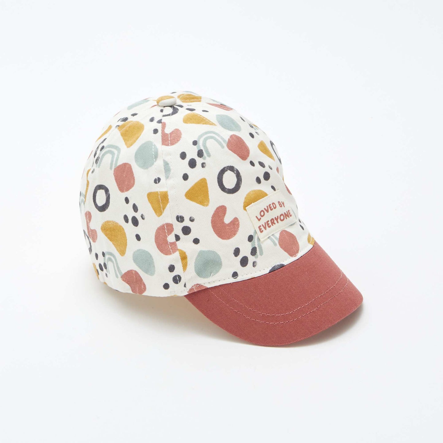 Printed cap BEIGE