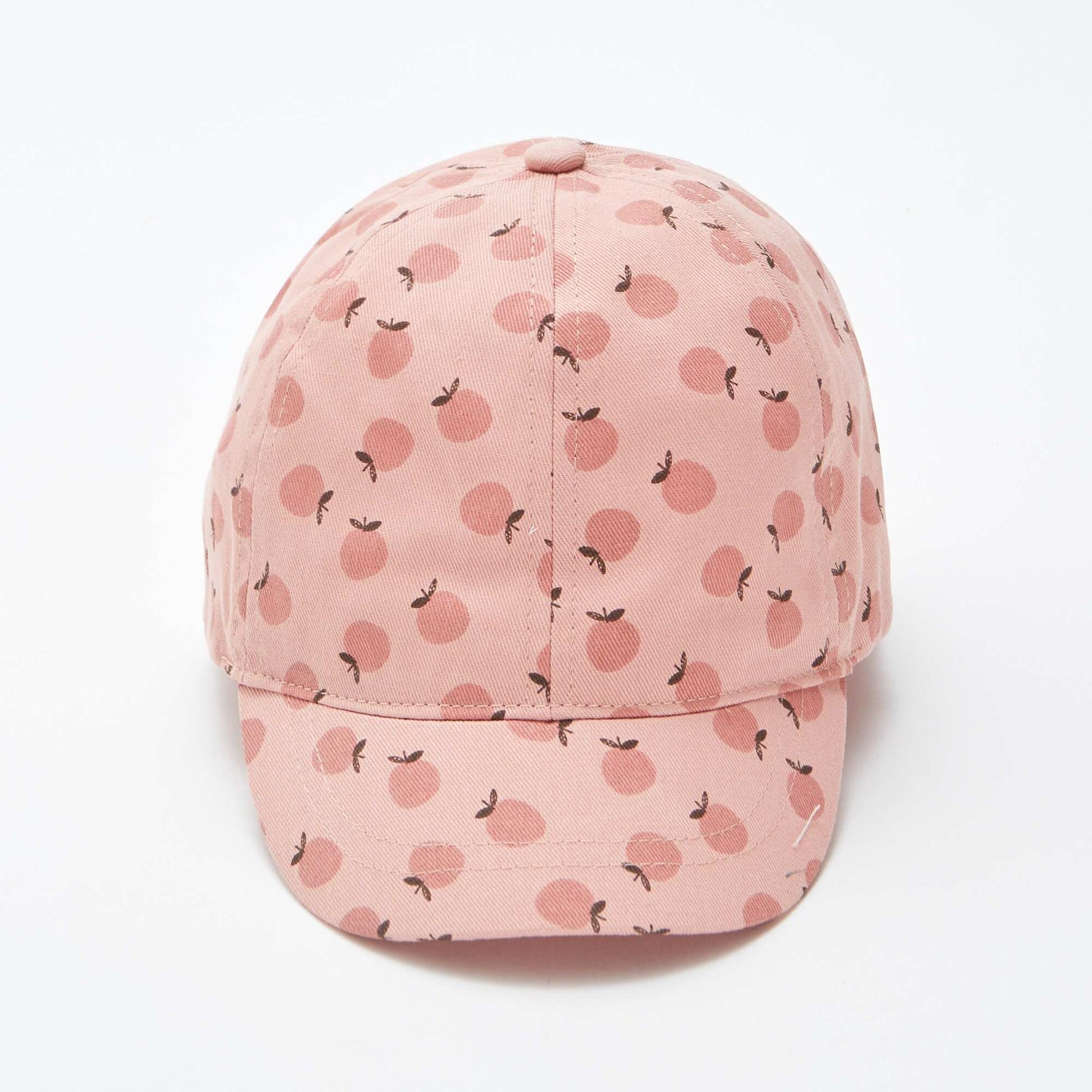 Patterned canvas cap PINK