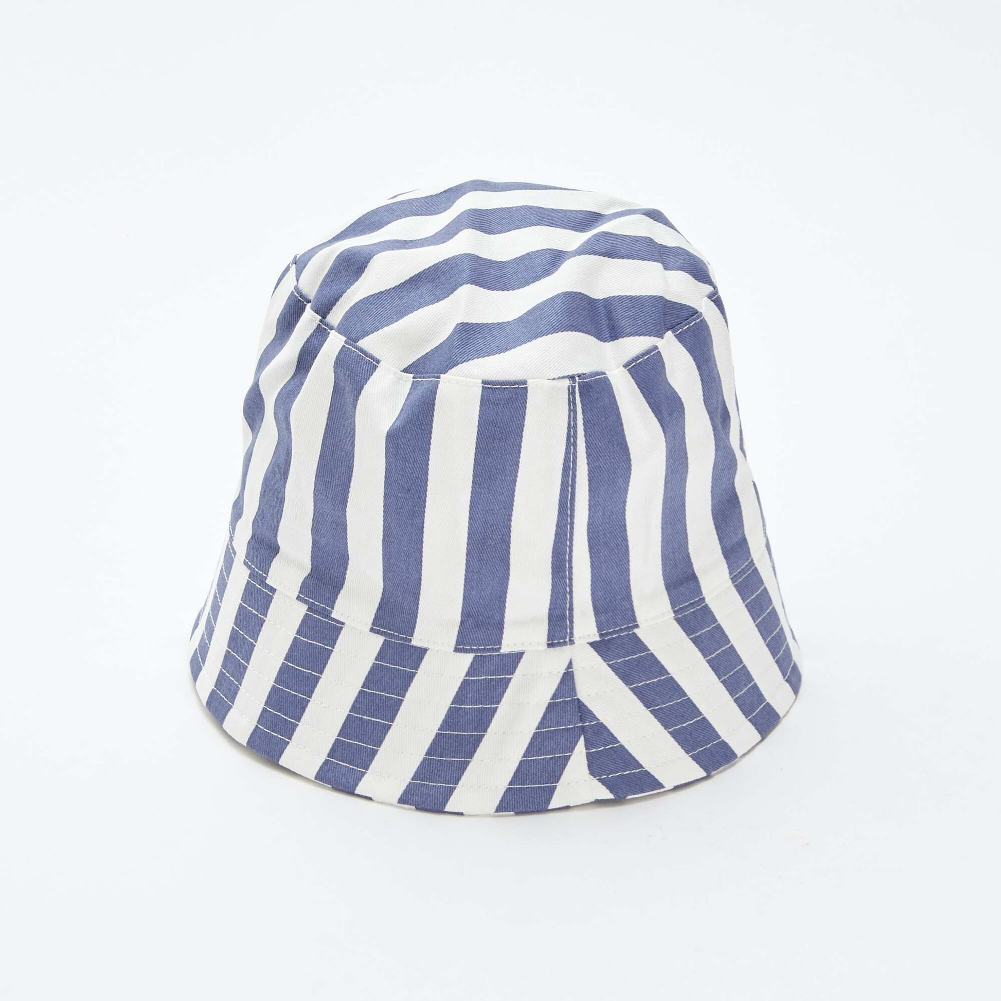 Striped bucket hat BLUE