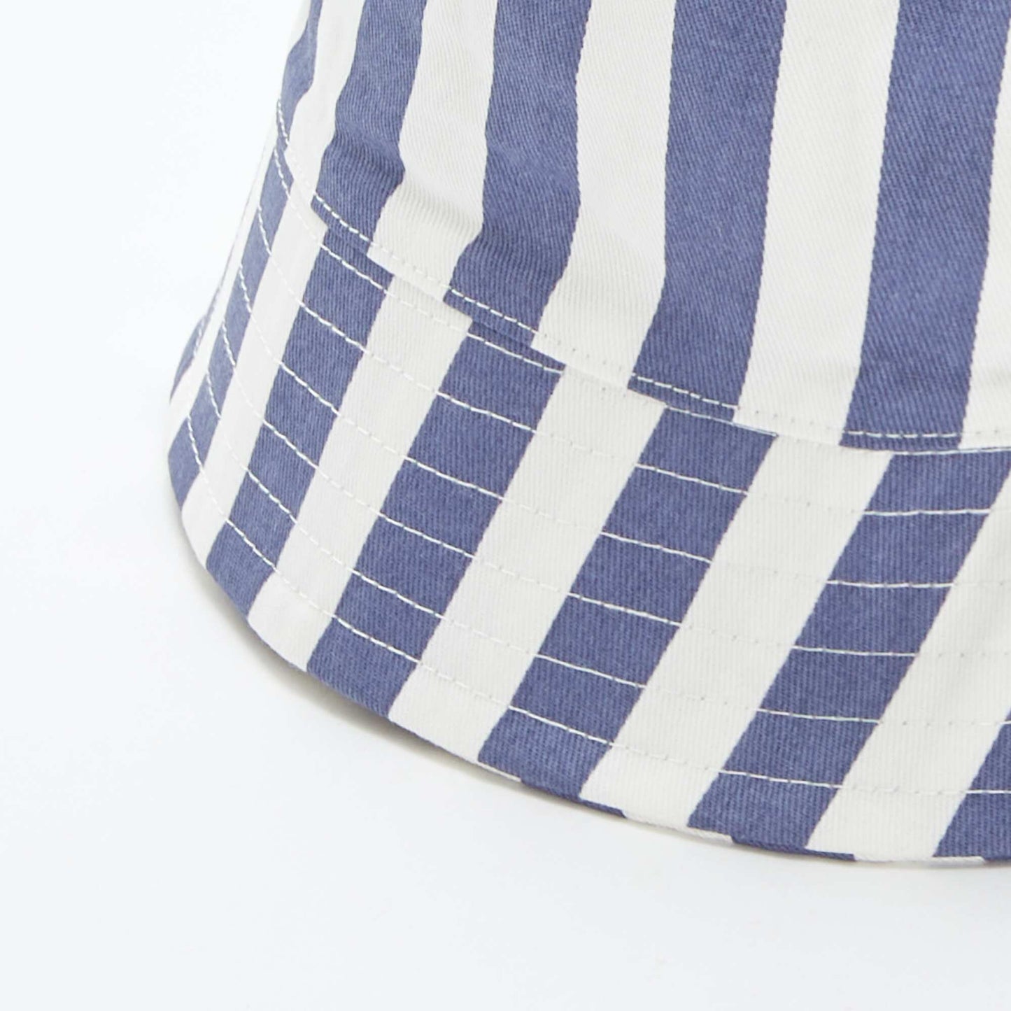 Striped bucket hat BLUE