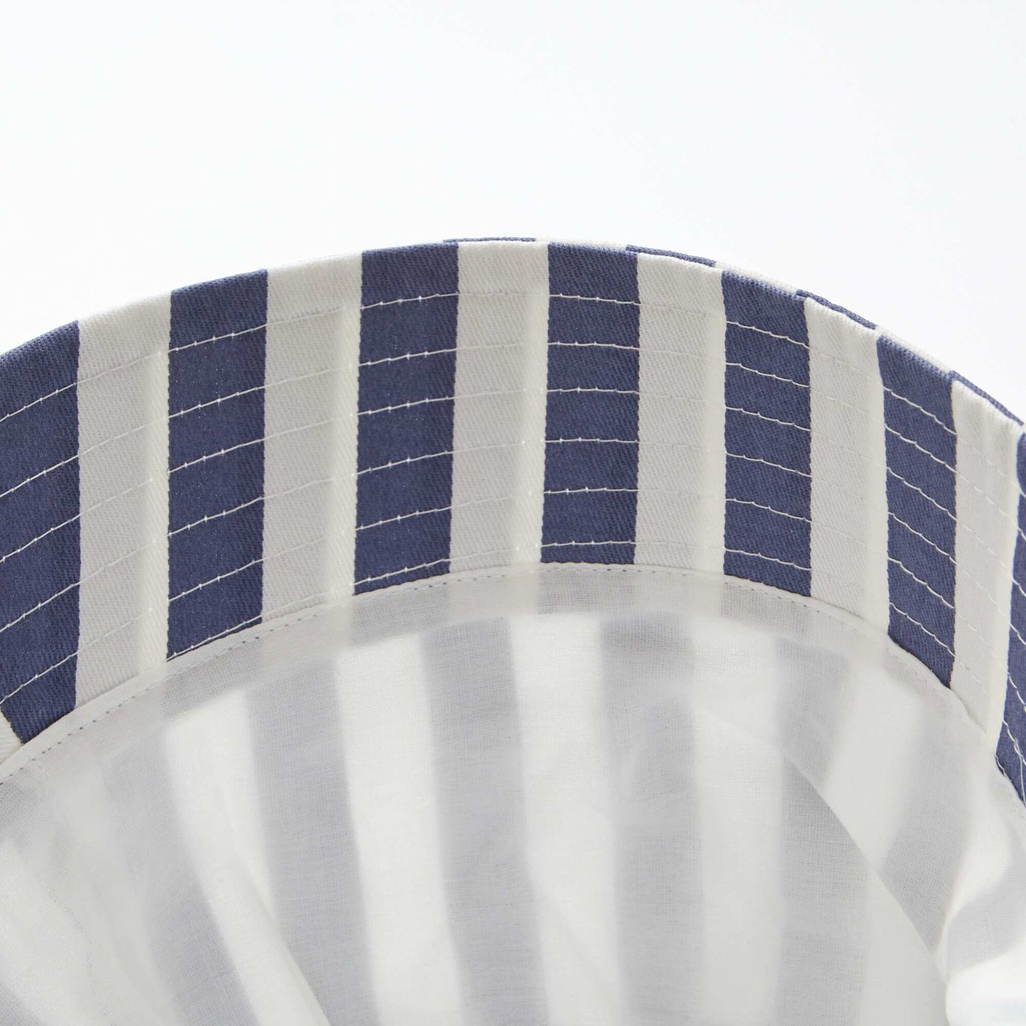 Striped bucket hat BLUE