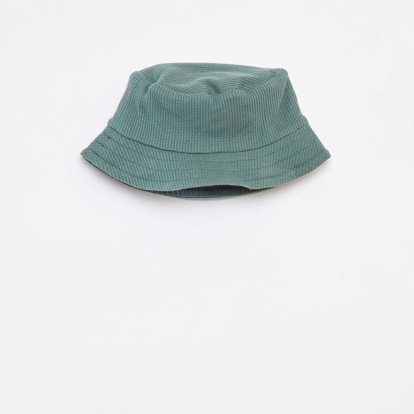 Cropped T-shirt + shorts + bucket hat set - 3-piece set GREEN