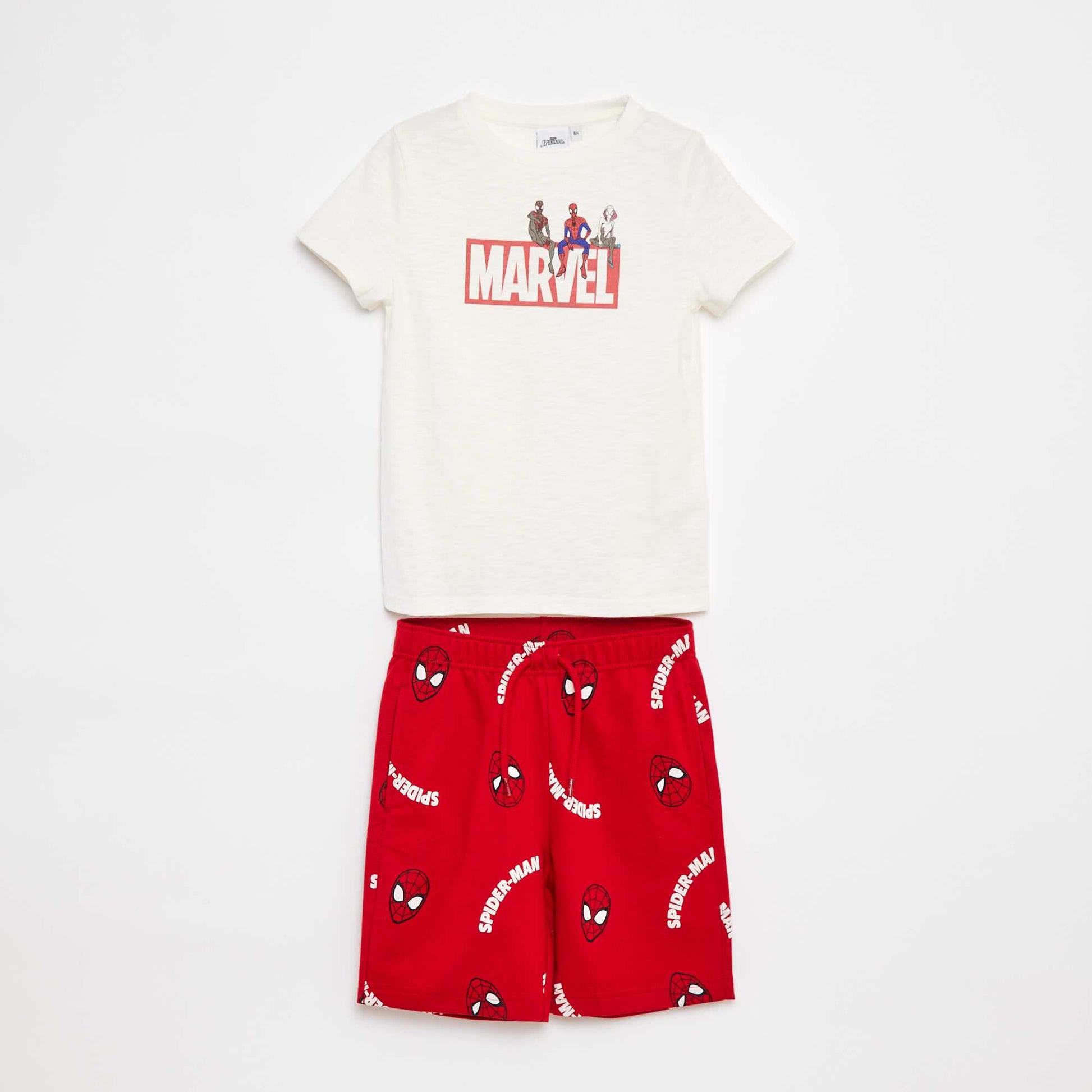 Avengers short pyjama set - 2-piece set WHITE