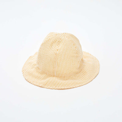 Waffle-knit bucket hat YELLOW