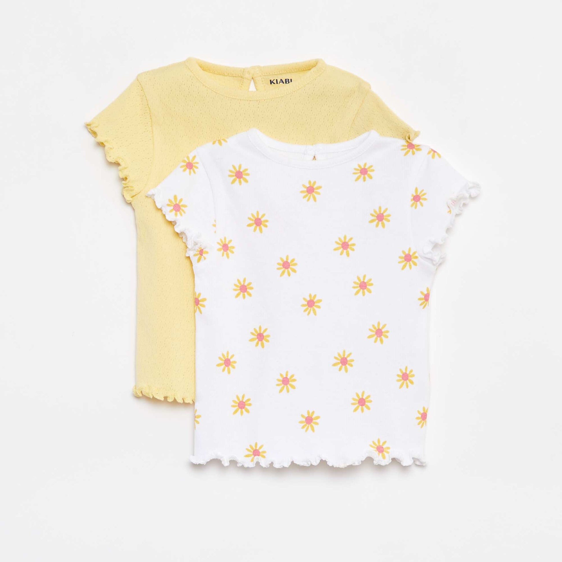 Pack of 2 T-shirts WHITE