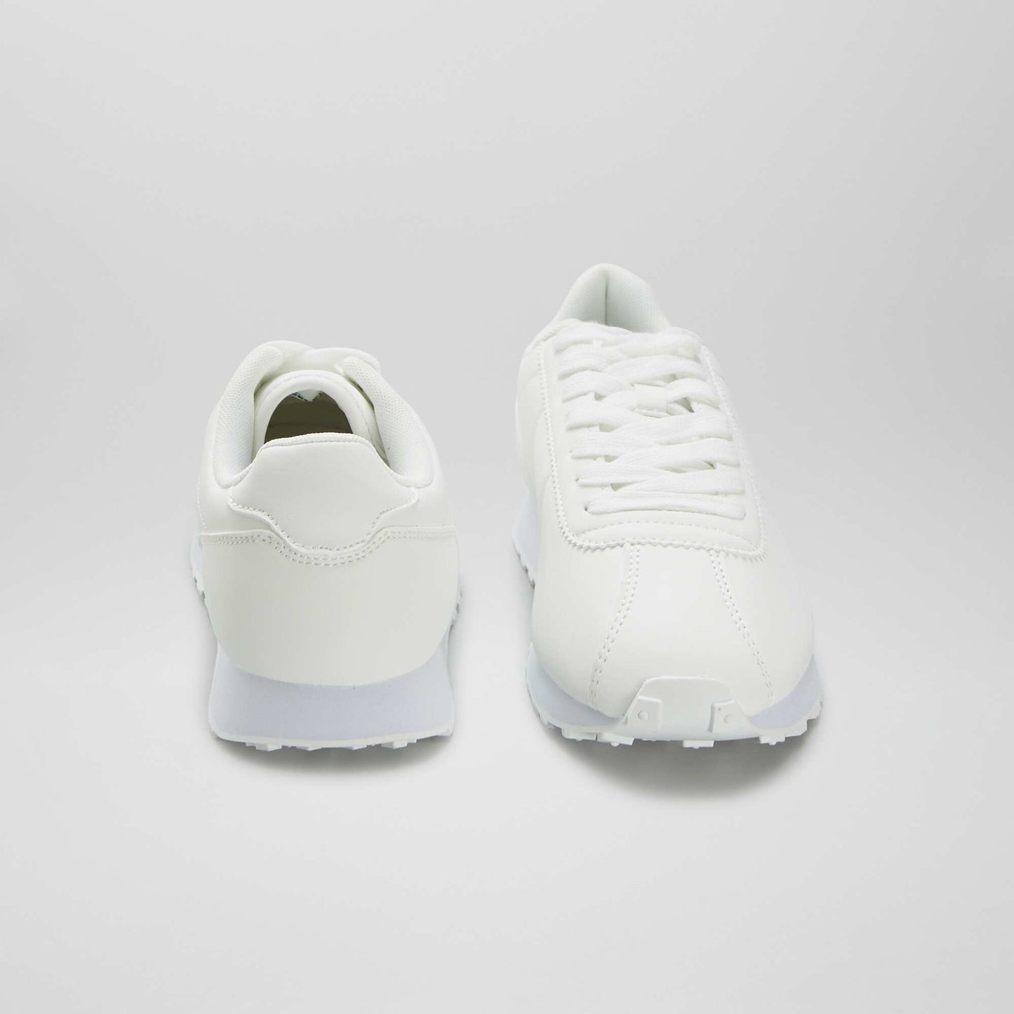 Low-top retro trainers WHITE