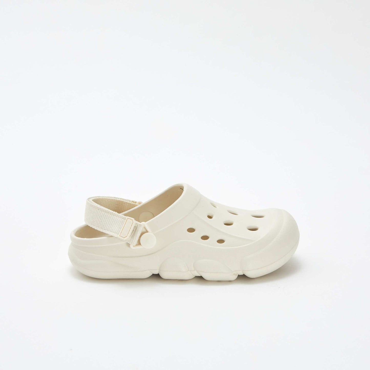 Moulded plastic clogs BEIGE