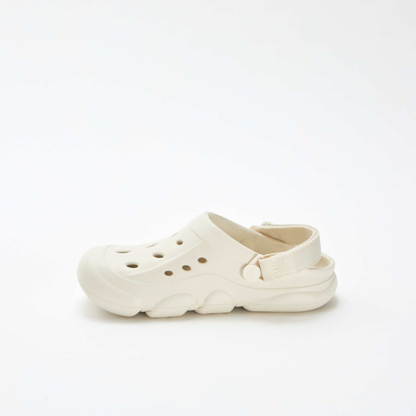 Moulded plastic clogs BEIGE