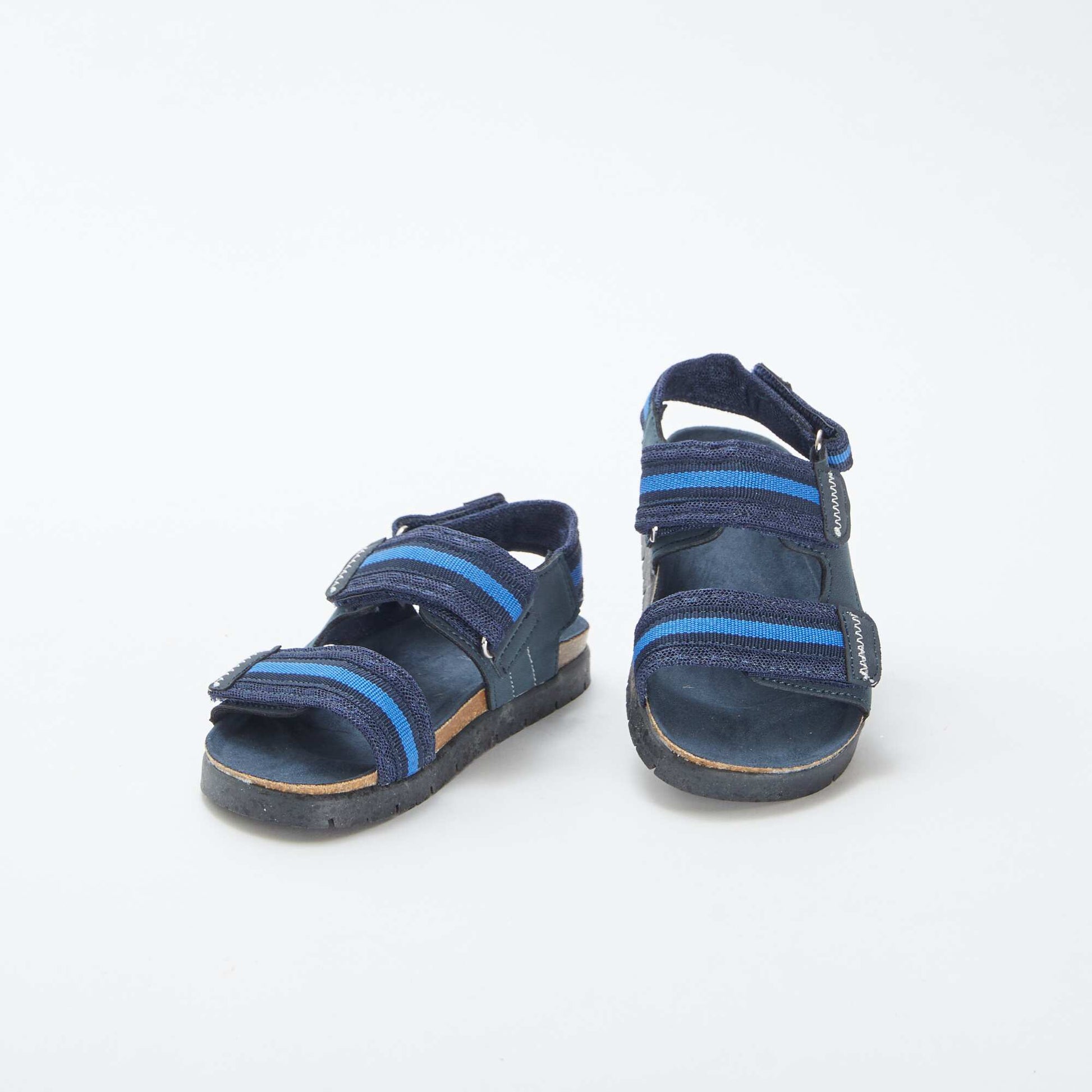 Hook and loop sandals BLUE