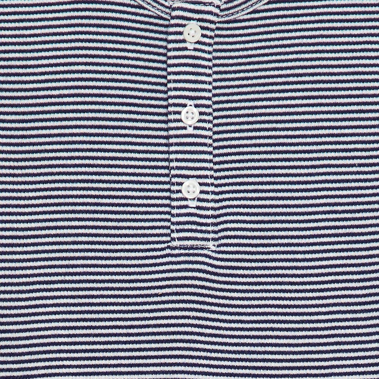 Short-sleeved striped T-shirt BLUE