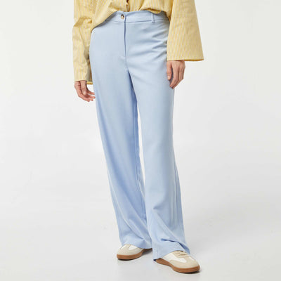 Wide-leg tailored trousers BLUE