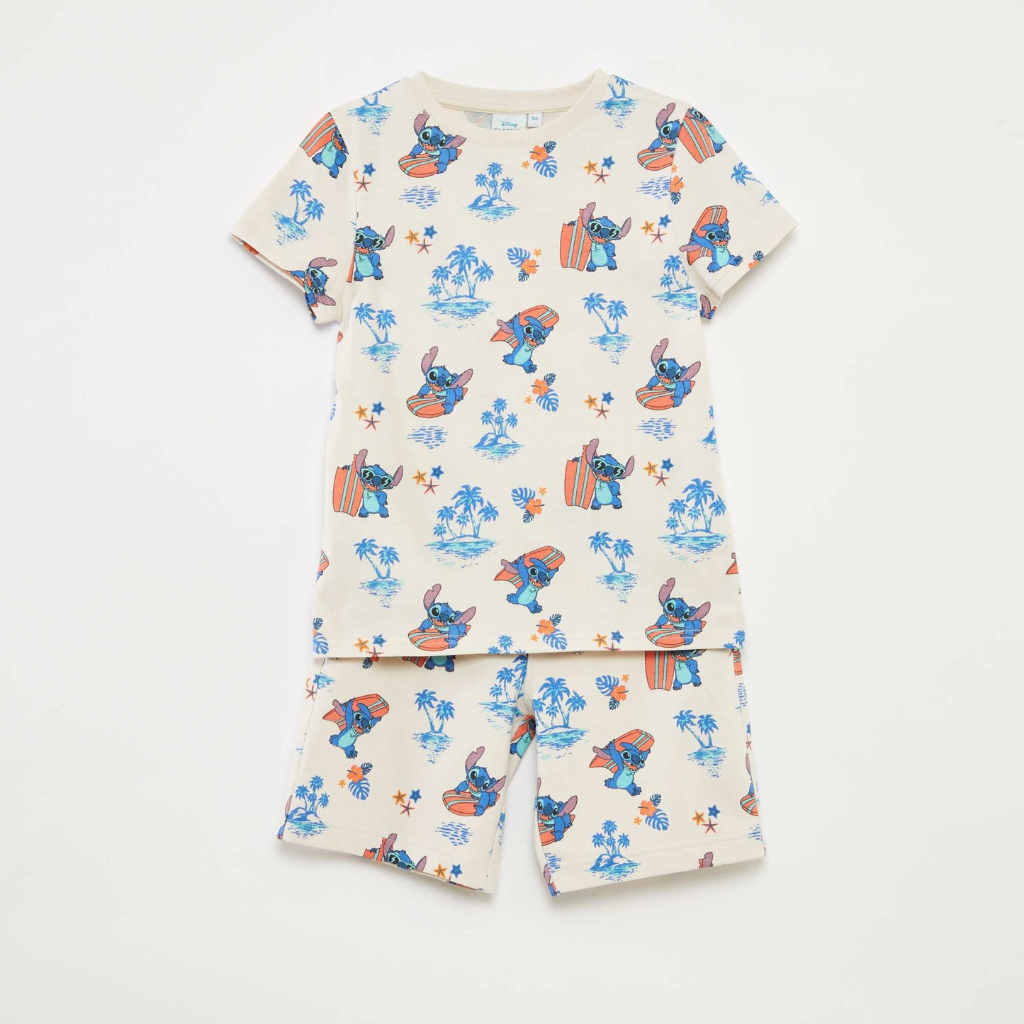Disney T-shirt and Bermuda shorts set - 2-piece set BEIGE