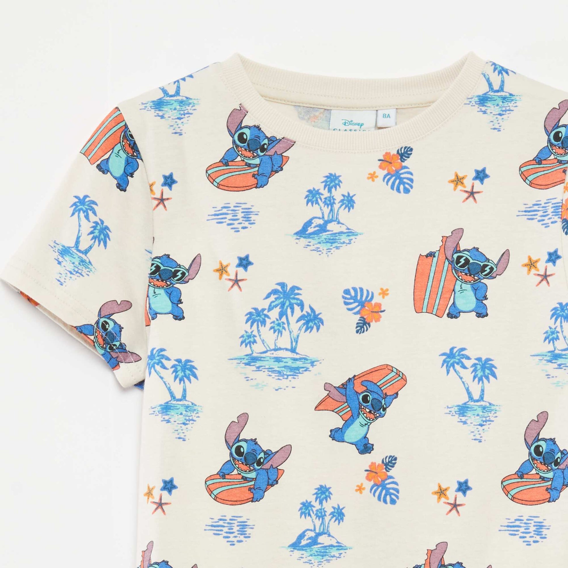 Disney T-shirt and Bermuda shorts set - 2-piece set BEIGE