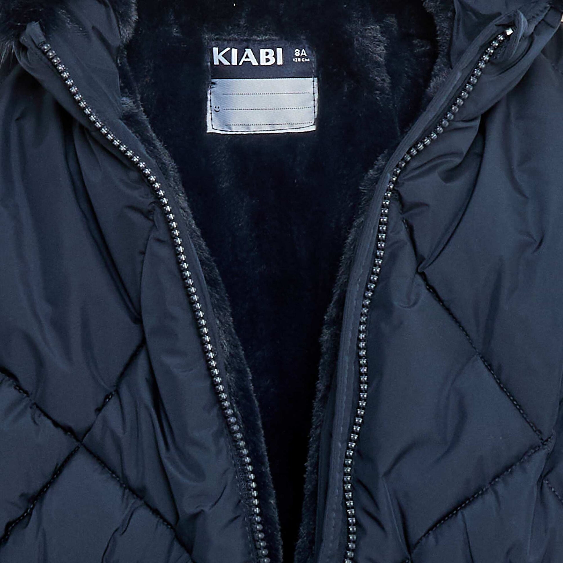 Warm Mid-Length Padded Jacket BLUE