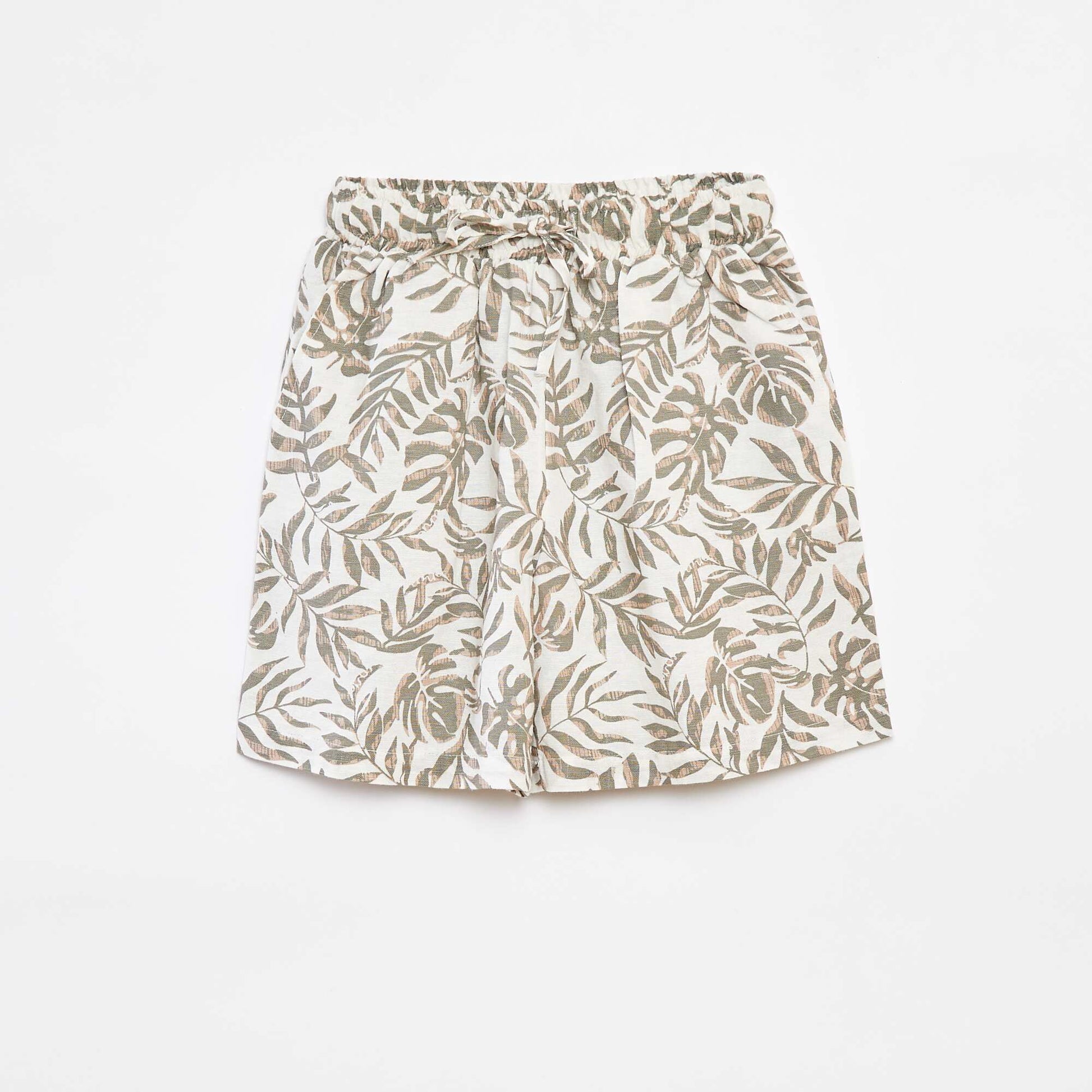 Printed shorts BEIGE