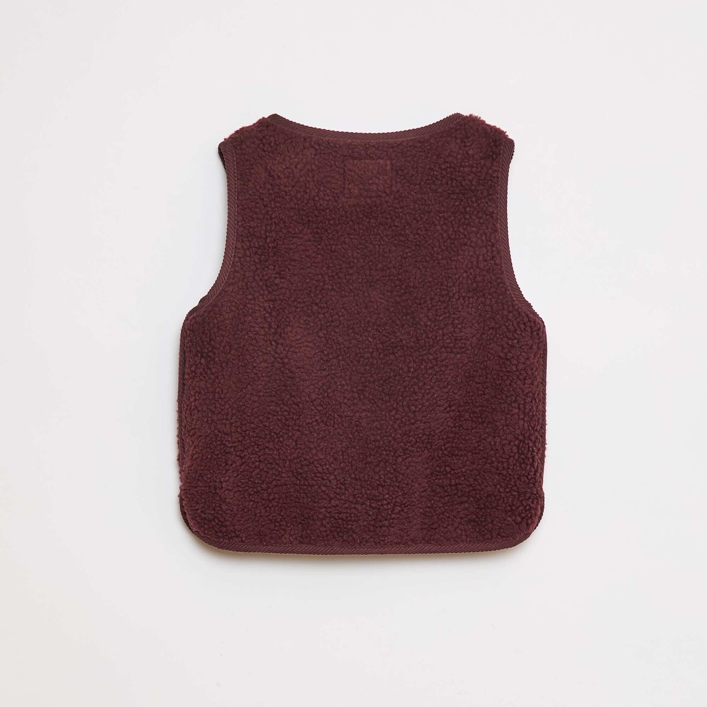 Sleeveless Sherpa Vest PURPLE