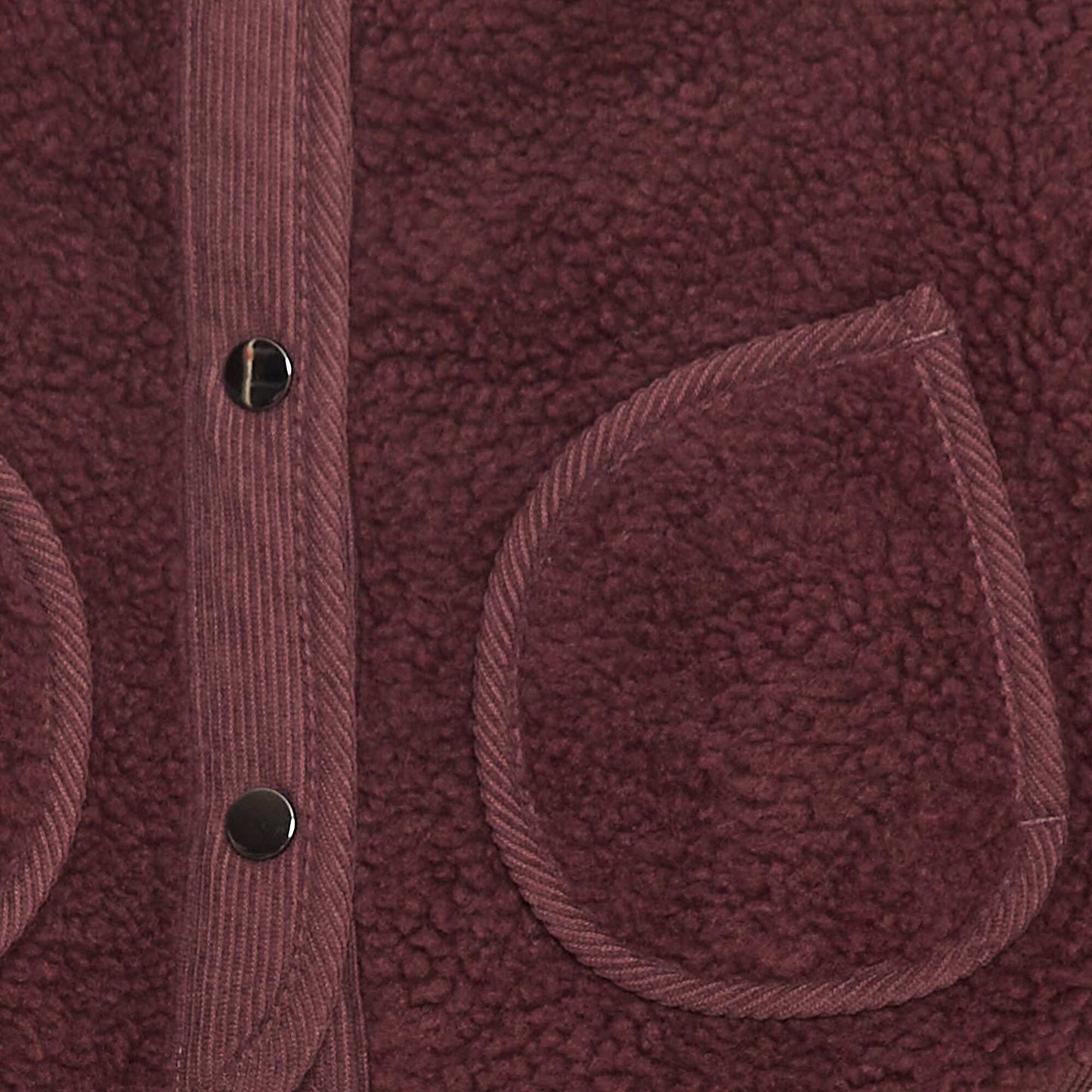 Sleeveless Sherpa Vest PURPLE