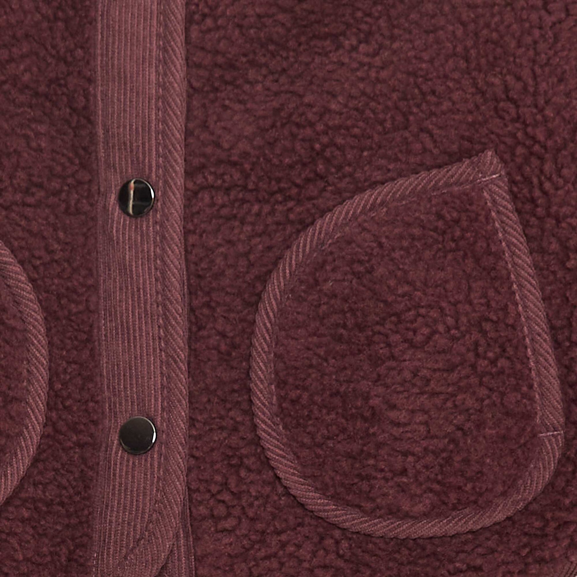Sleeveless Sherpa Vest PURPLE