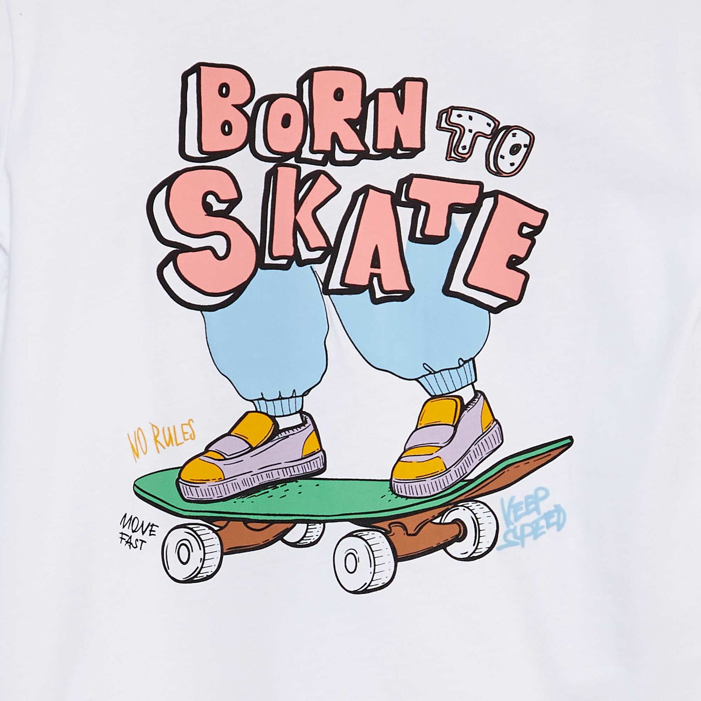 Long-sleeved skate T-shirt WHITE