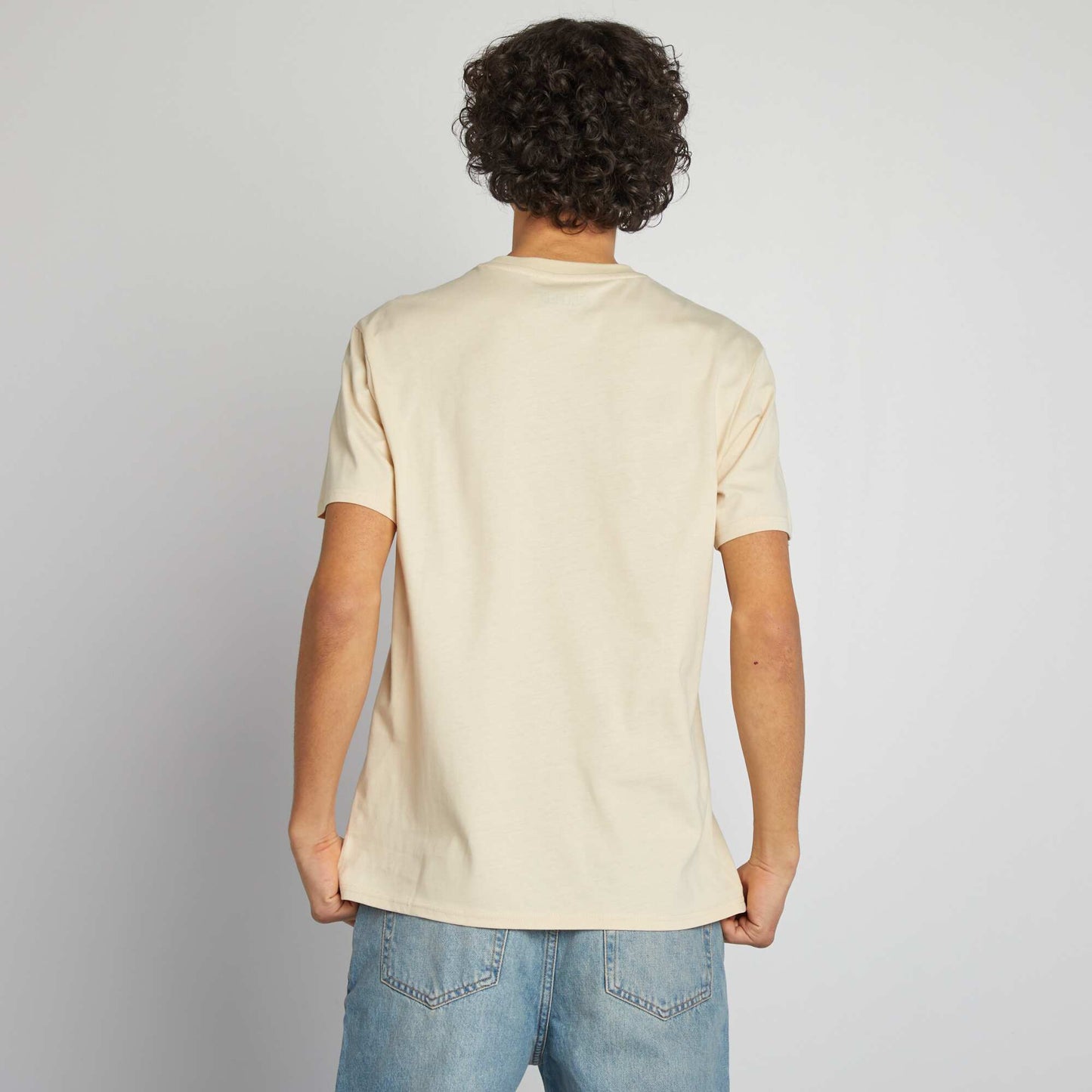 One Piece short-sleeved T-shirt beige