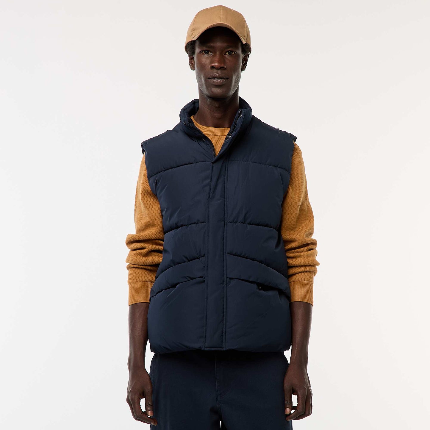 Warm Sleeveless Padded Jacket BLUE
