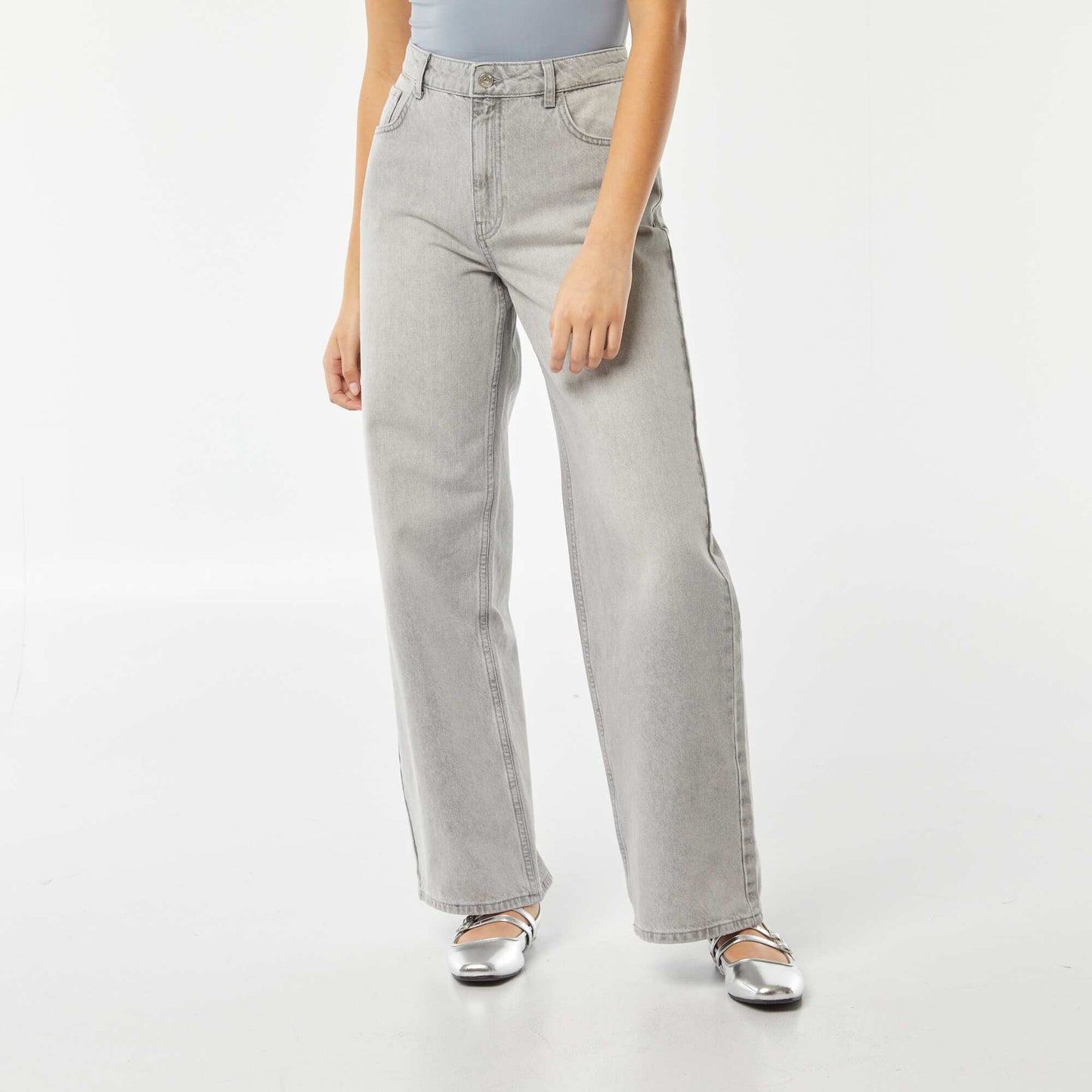 Wide-leg jeans GREY