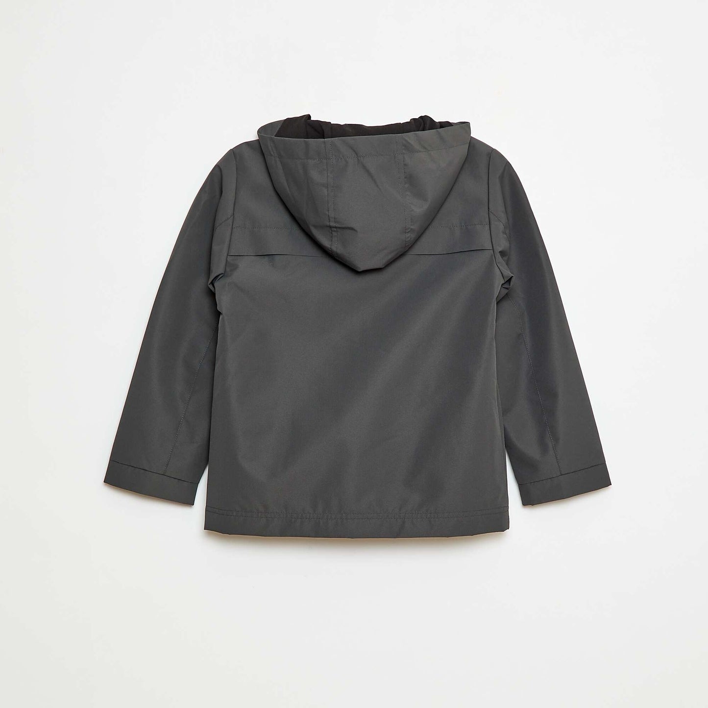 Lightweight Cotton Hooded Parka BLACK