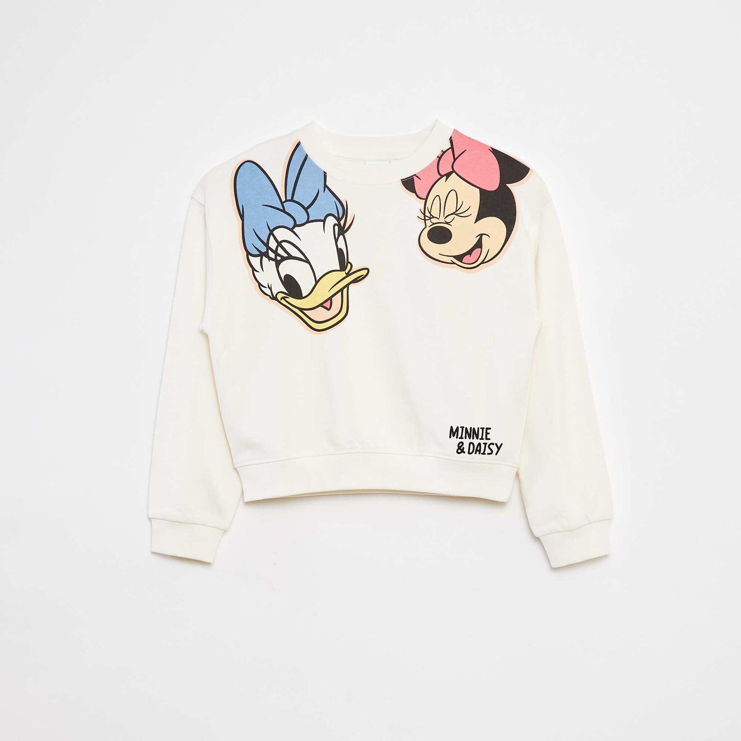 Disney Minnie Mouse round-neck sweatshirt BEIGE