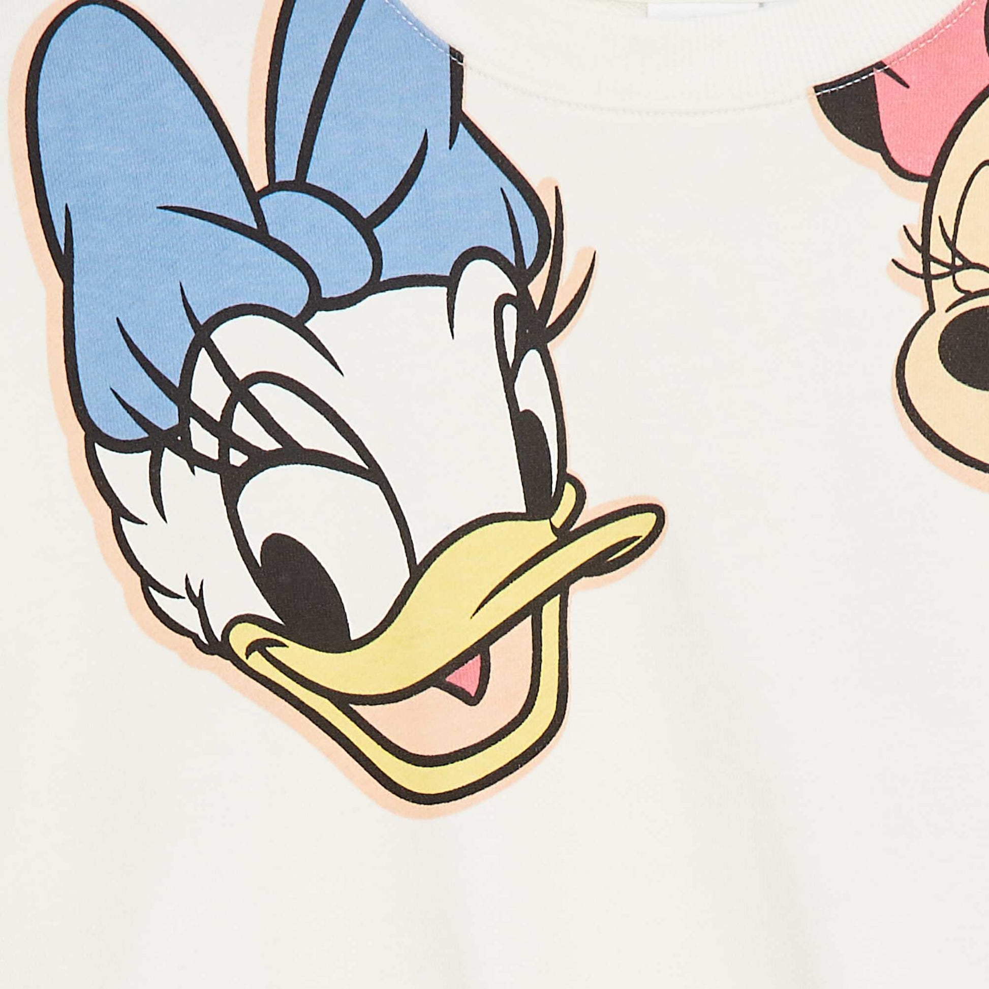 Disney Minnie Mouse round-neck sweatshirt BEIGE