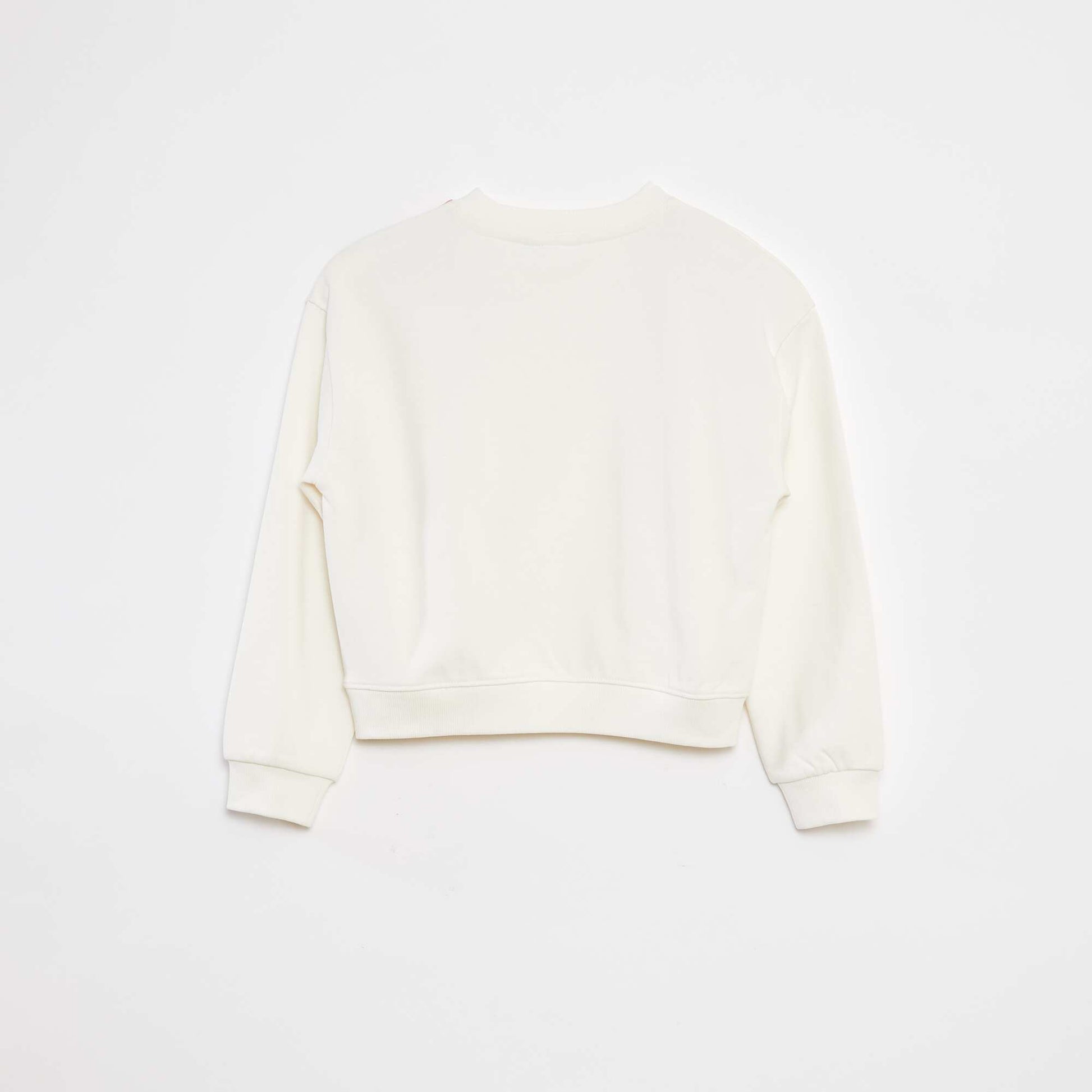Disney Minnie Mouse round-neck sweatshirt BEIGE