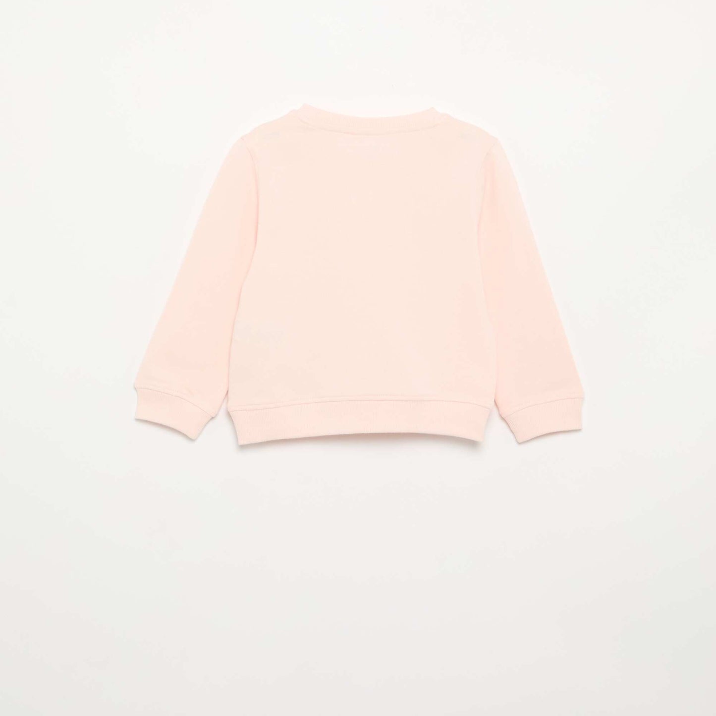 Long-sleeved sweatshirt with print PINK